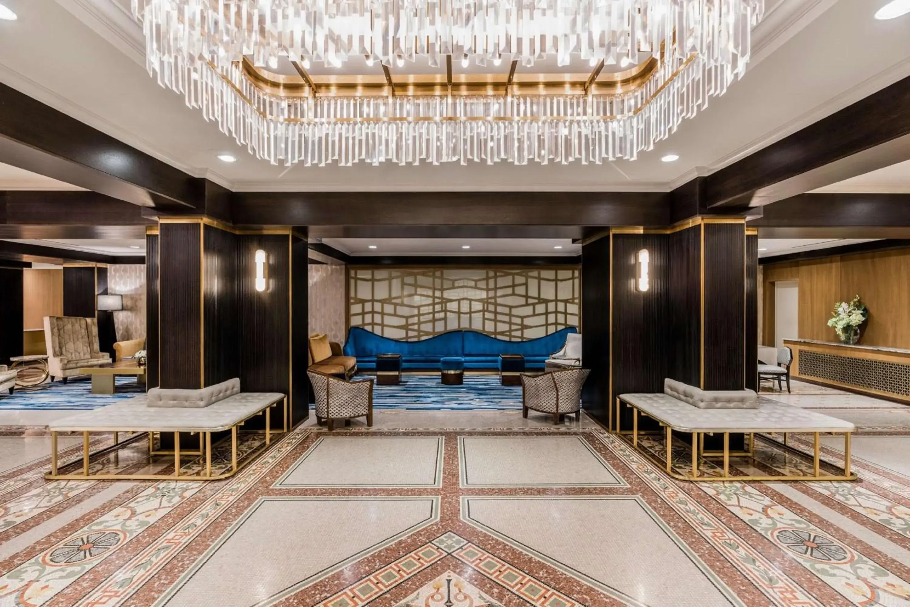 Lobby or reception in Martinique New York on Broadway, Curio Collection by Hilton Lobby or reception in Martinique New York on Broadway, Curio Collection by Hilton