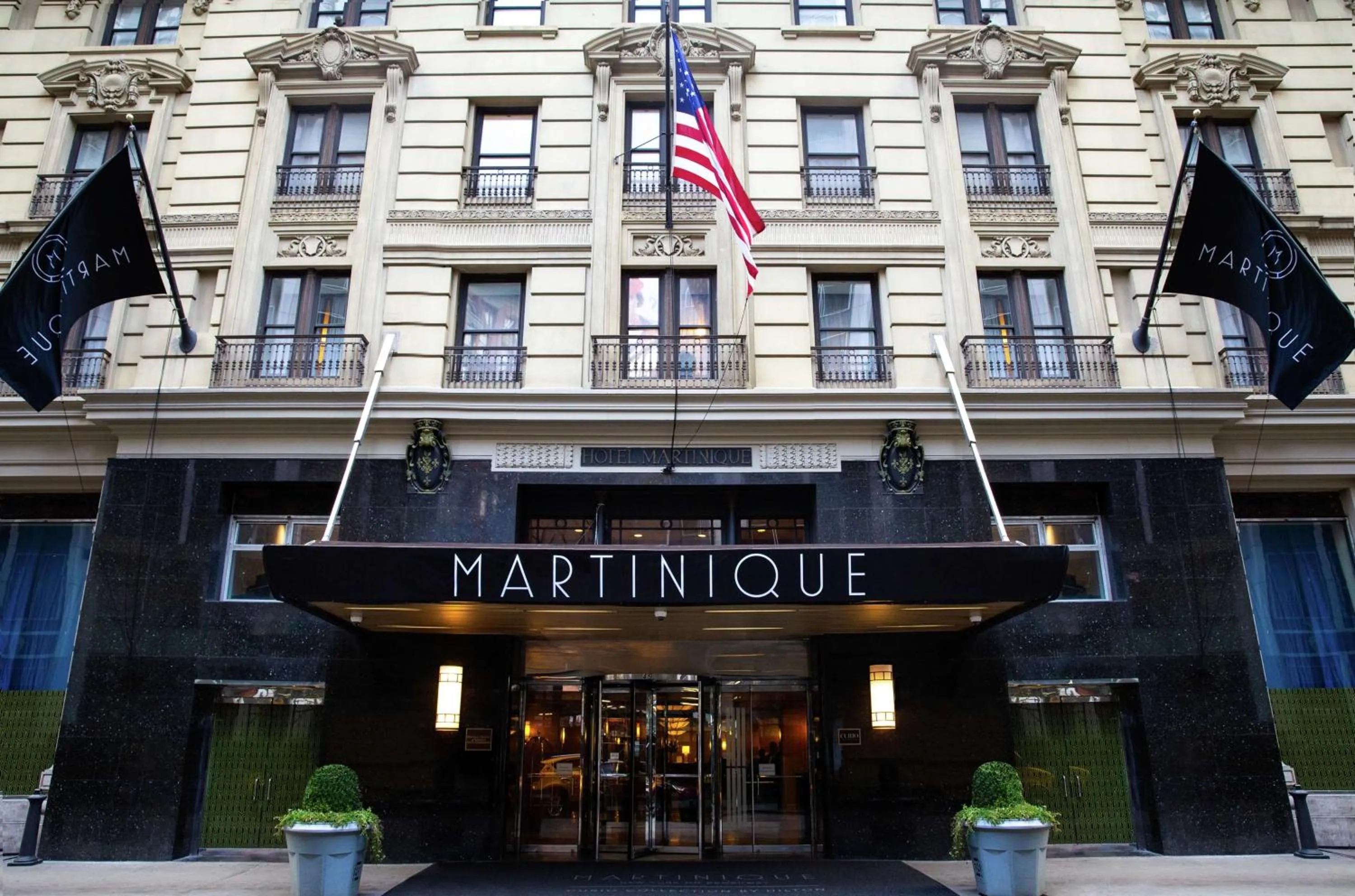 Property building in Martinique New York on Broadway, Curio Collection by Hilton