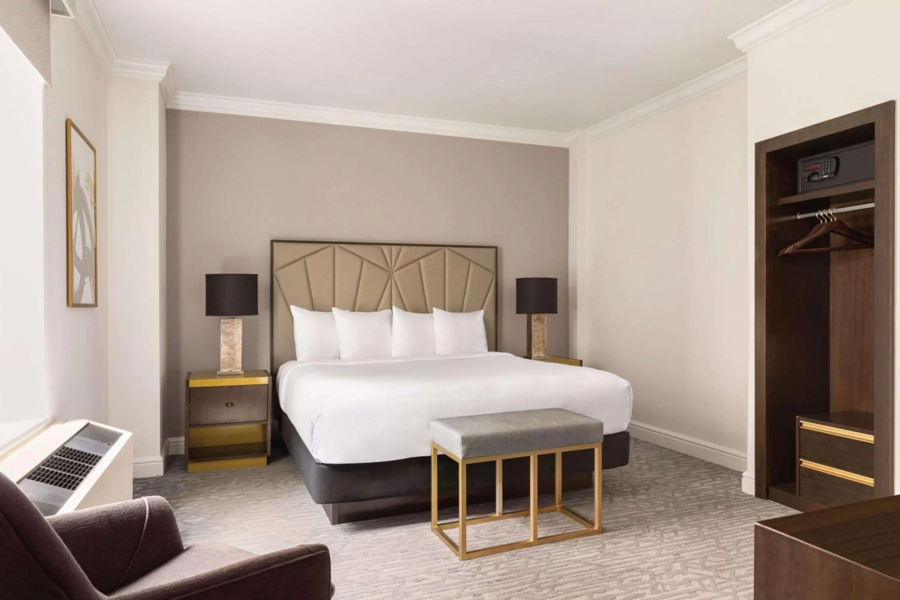 Bed in Martinique New York on Broadway, Curio Collection by Hilton