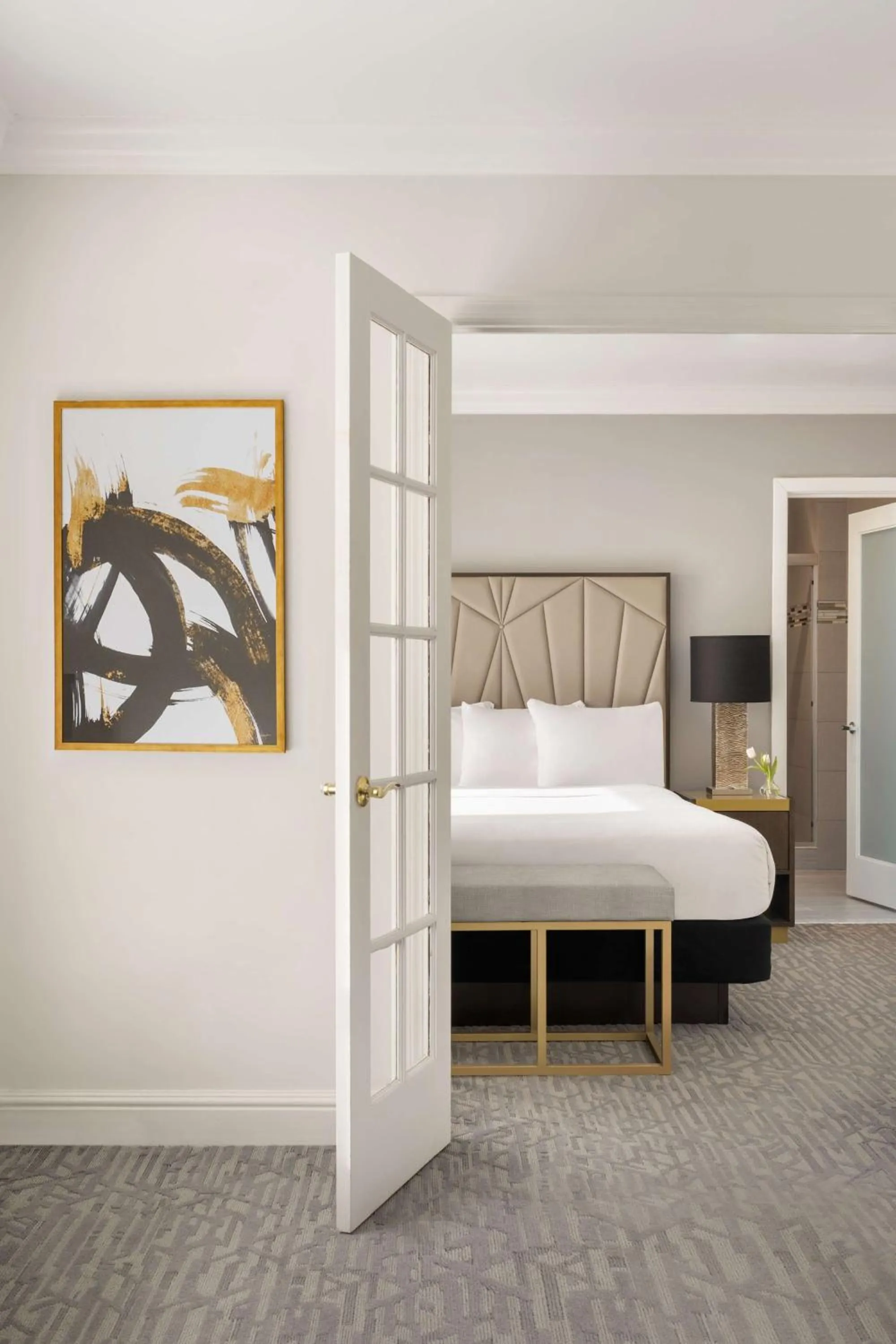 Living room, Bed in Martinique New York on Broadway, Curio Collection by Hilton