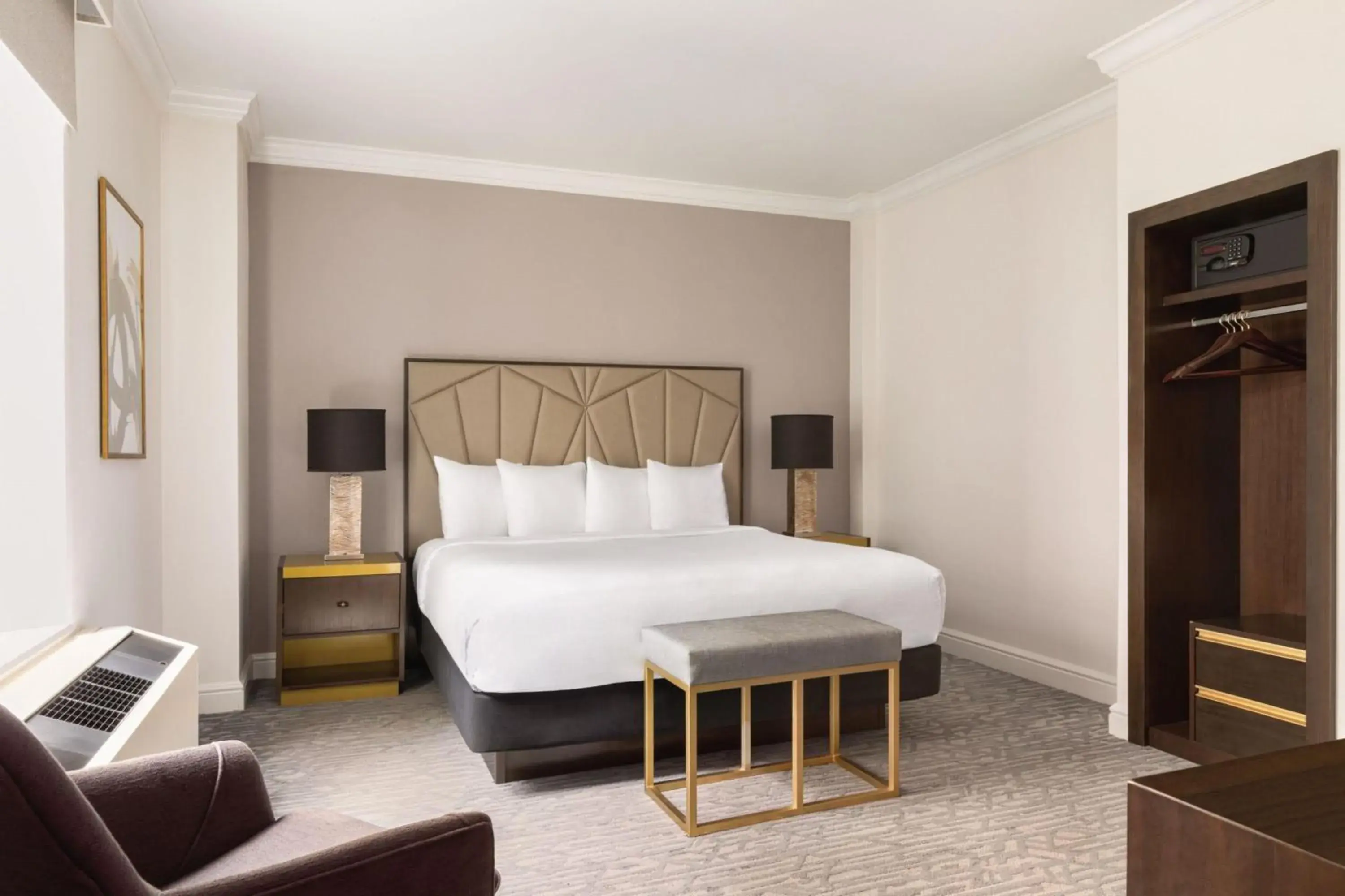 Bed in Martinique New York on Broadway, Curio Collection by Hilton Bed in Martinique New York on Broadway, Curio Collection by Hilton