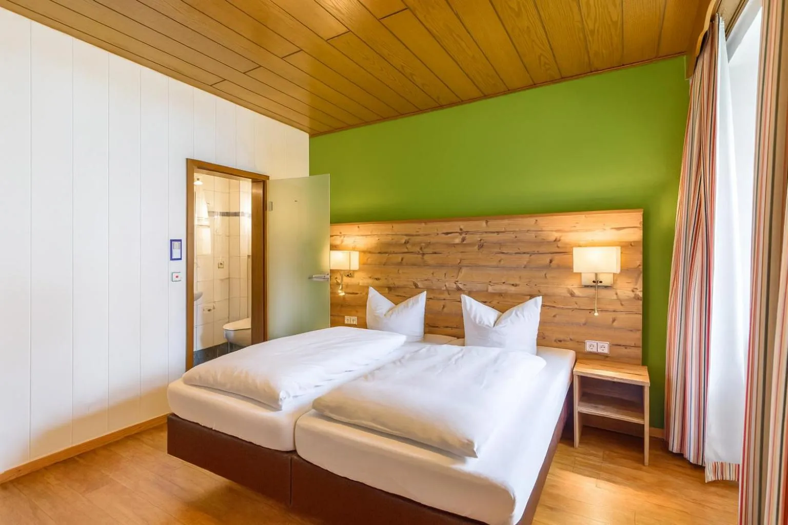 Photo of the whole room, Bed in Landgasthof Hotel Rebstock