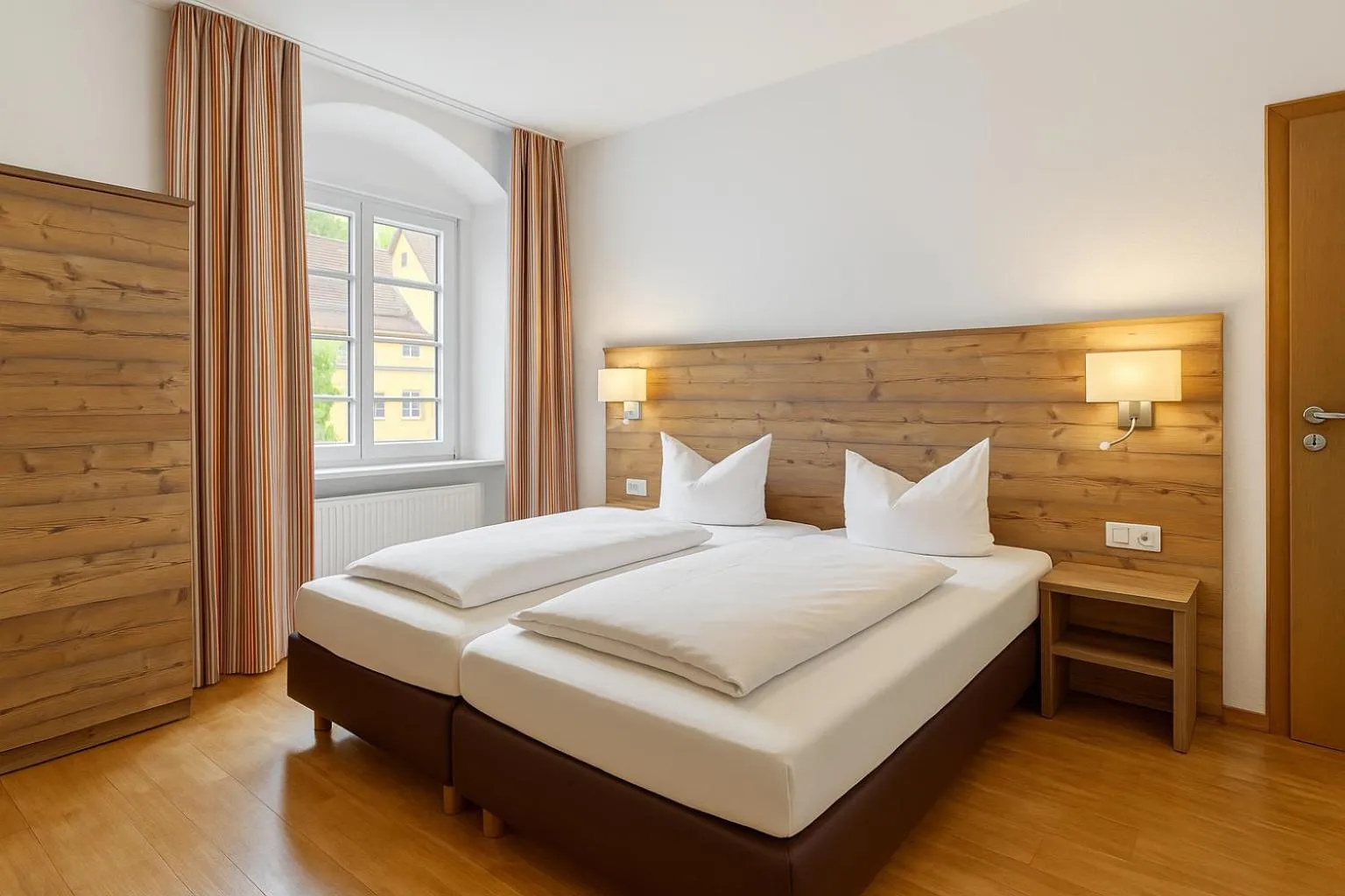 Photo of the whole room, Bed in Landgasthof Hotel Rebstock