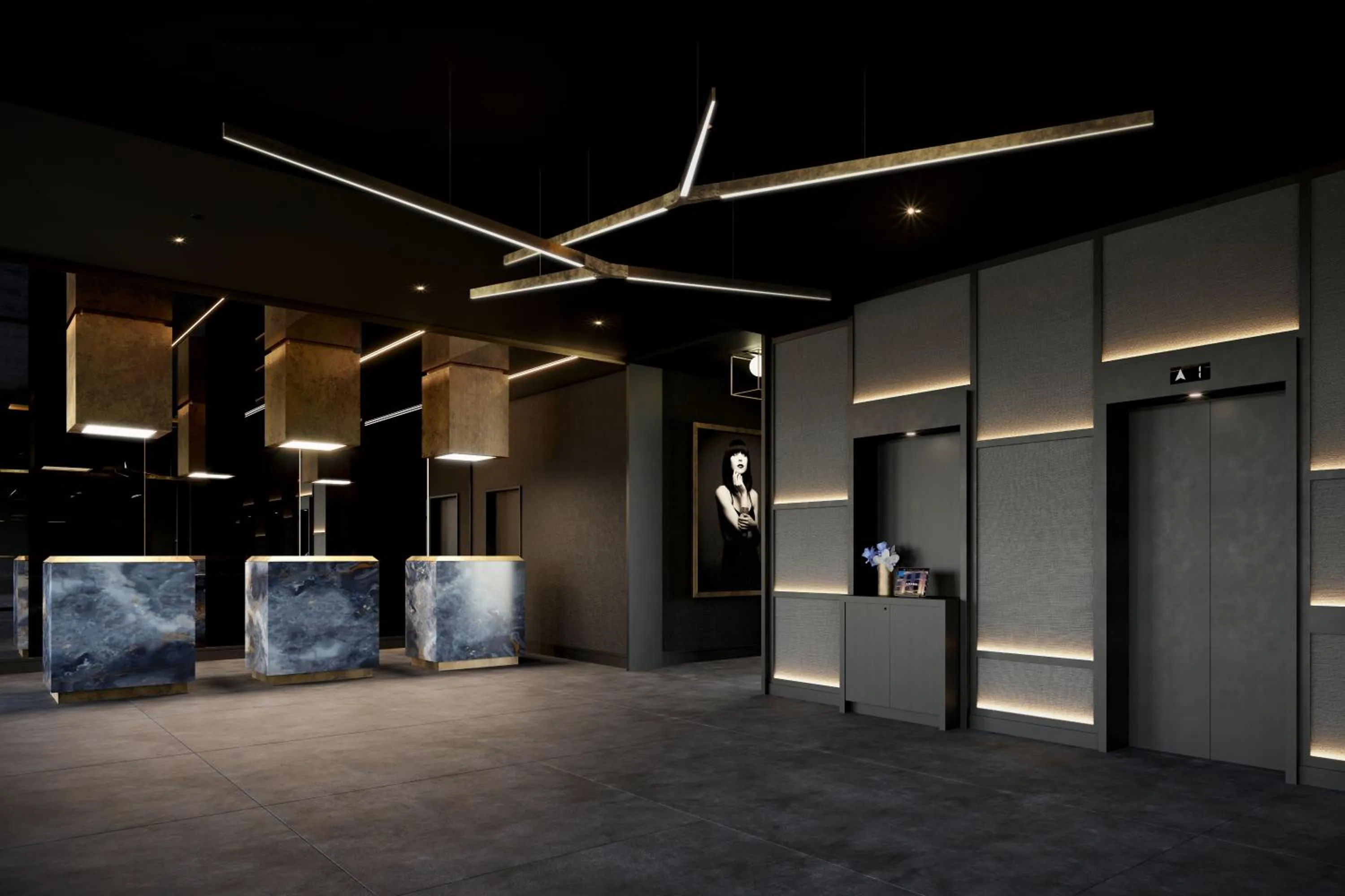 Lobby or reception in Hotel AMANO East Side