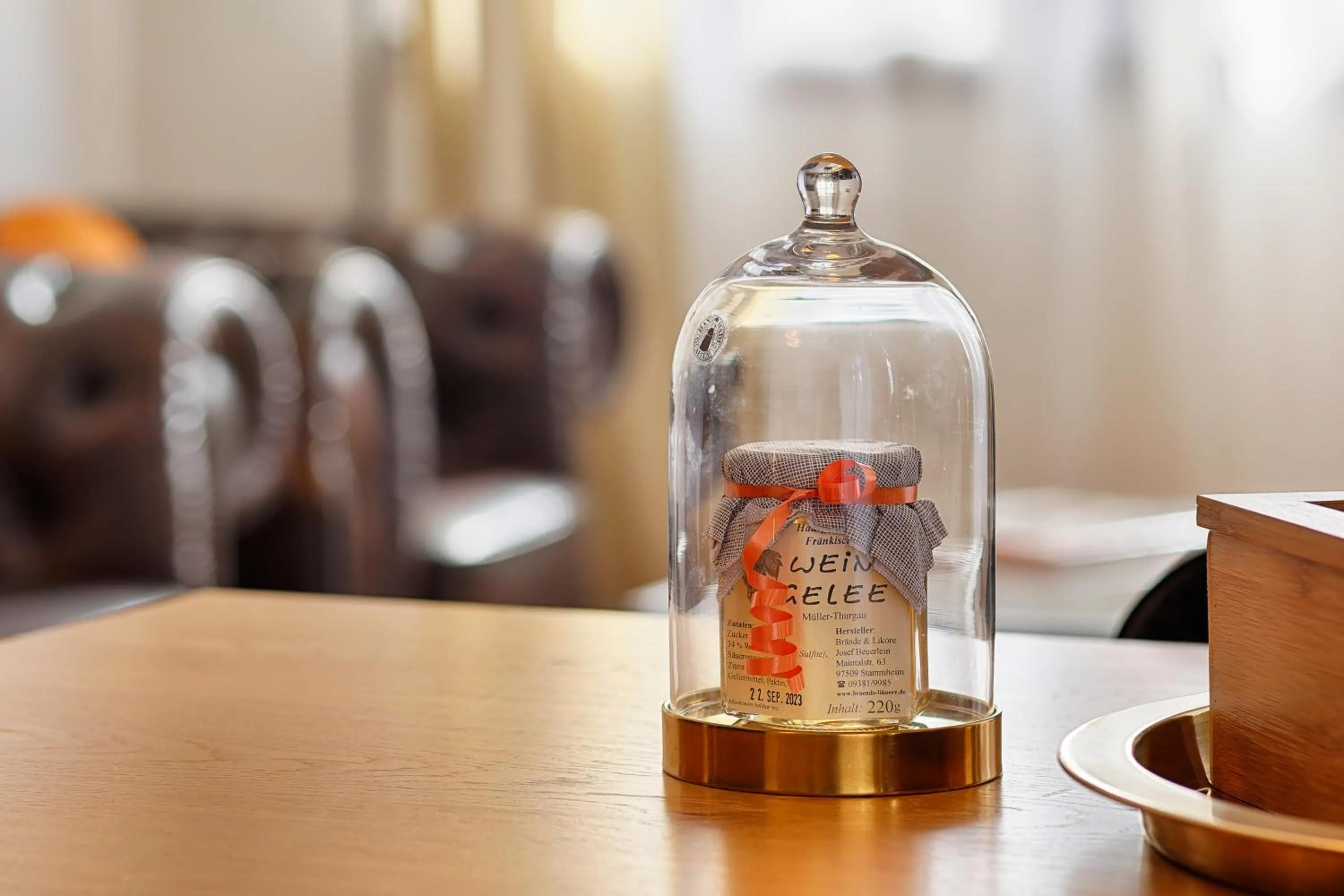 Decorative detail in homie hotel Wiener Botschaft