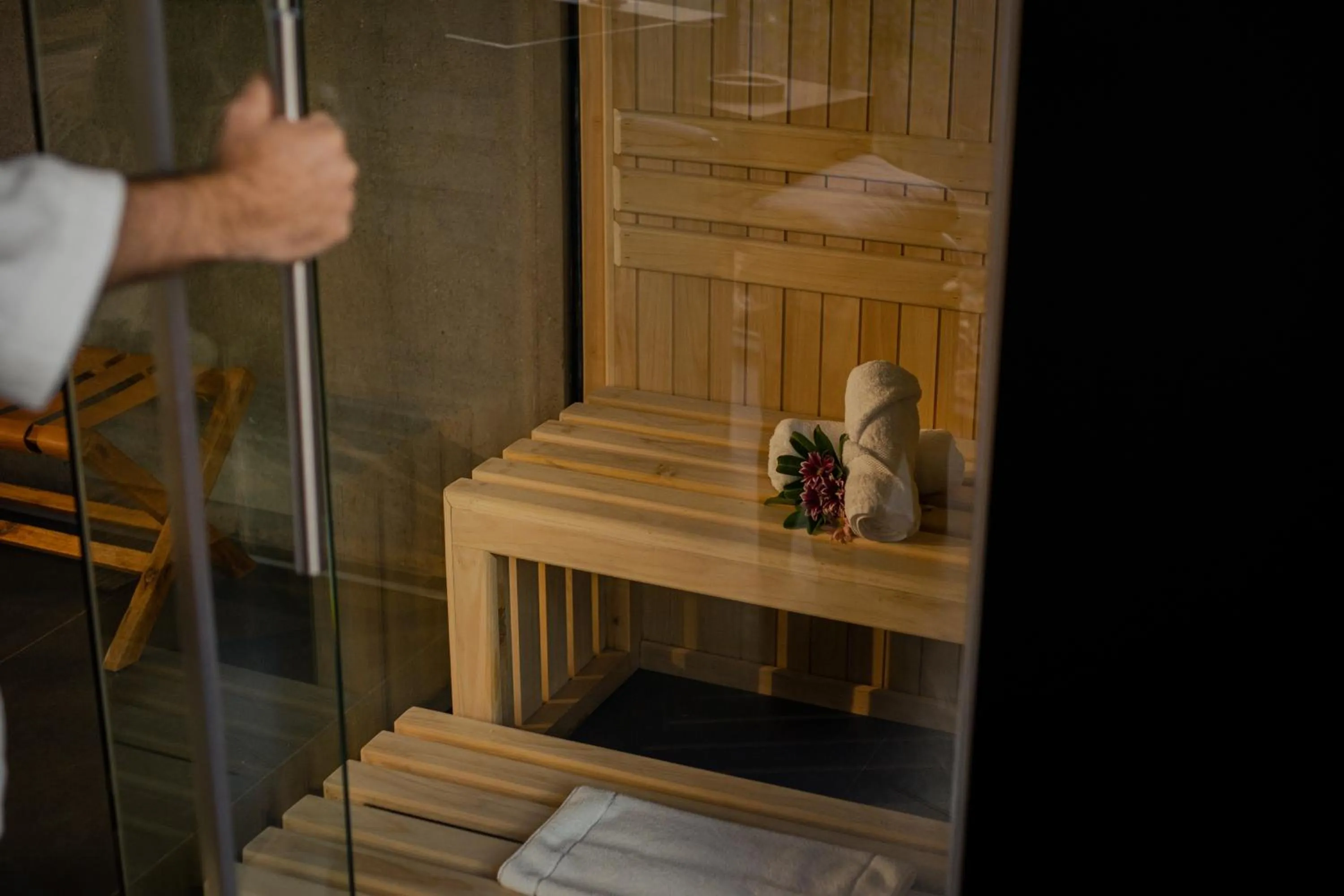 Sauna in Susana Balbo Winemaker's House - Relais & Chateaux