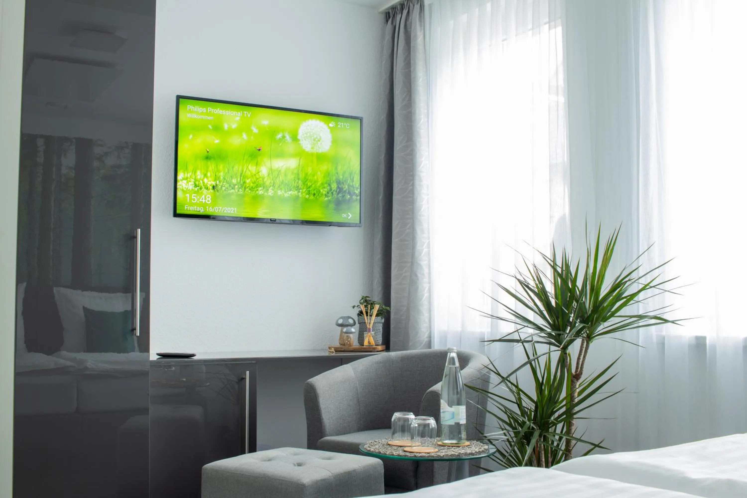 Bed in Gästehaus&Pension Pinske