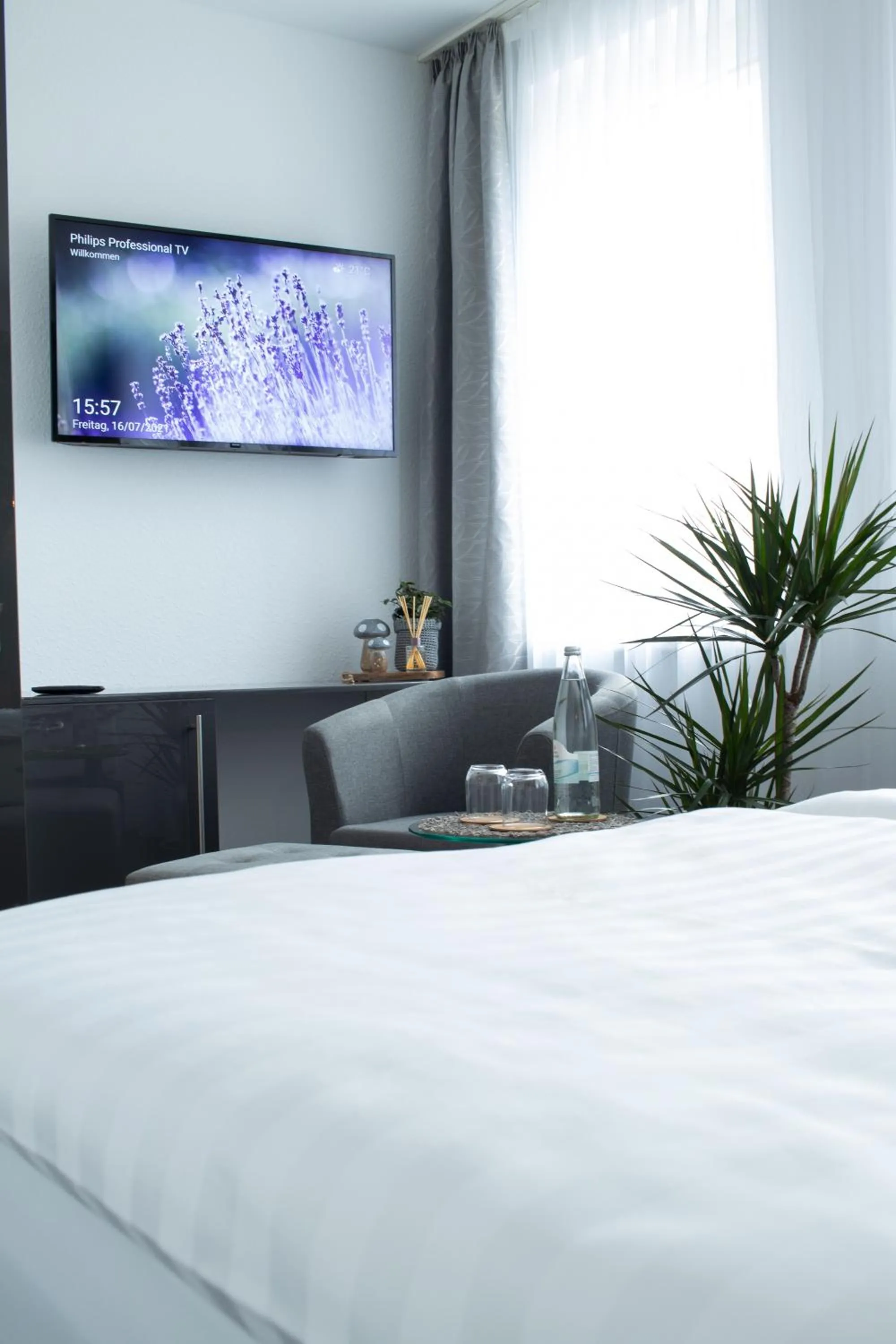 Bed in Gästehaus&Pension Pinske