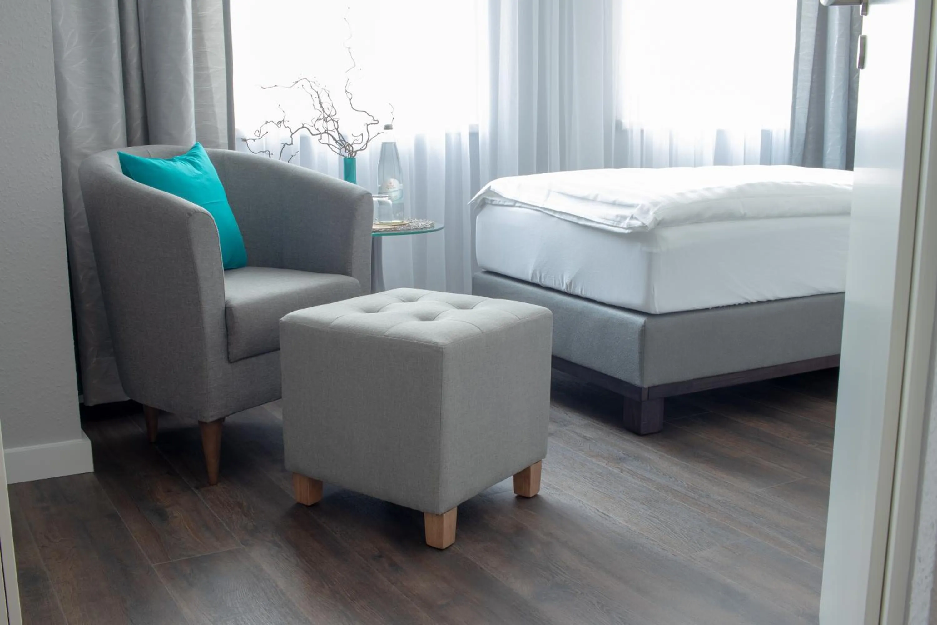 Bed in Gästehaus&Pension Pinske