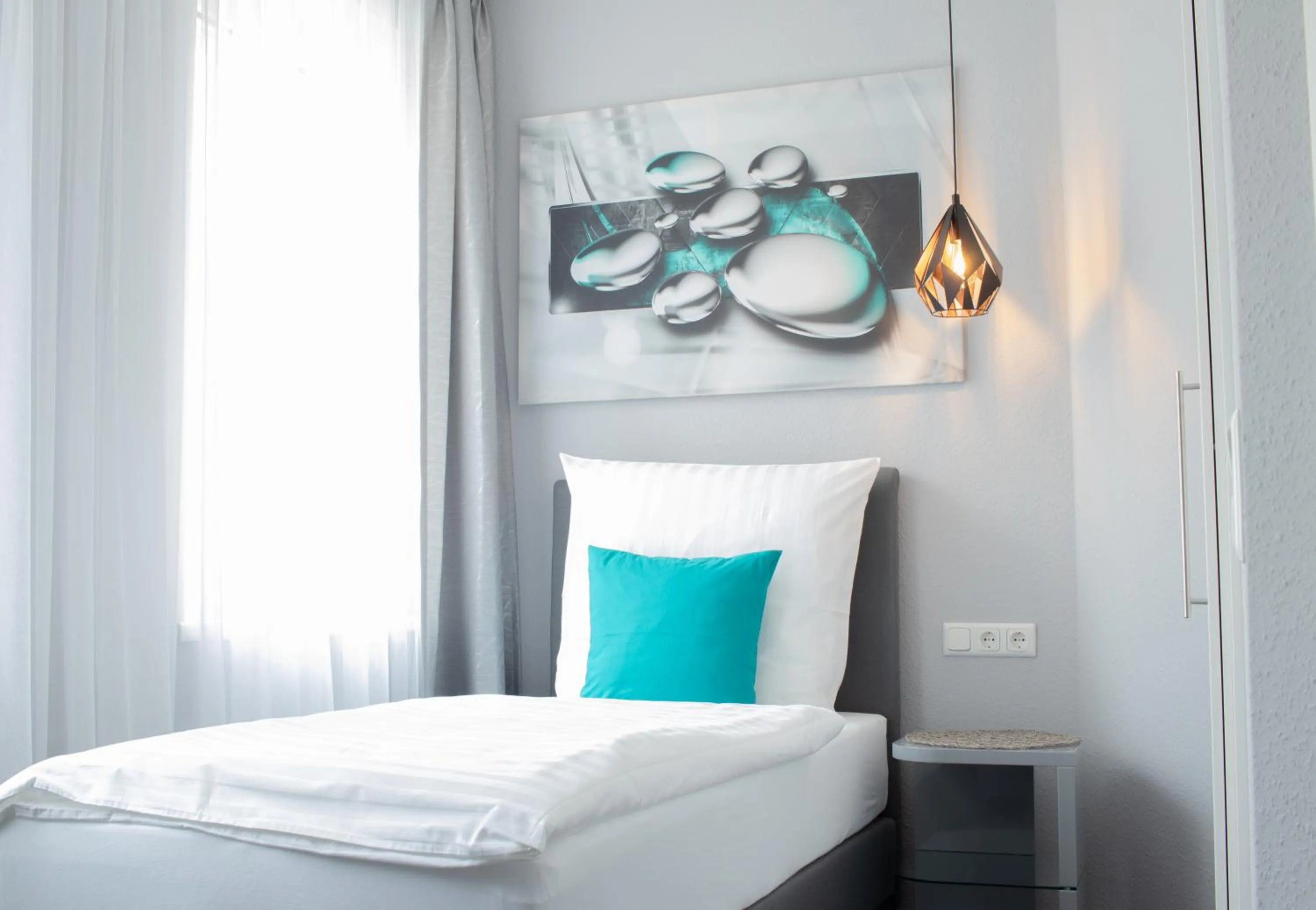 Bed in Gästehaus&Pension Pinske