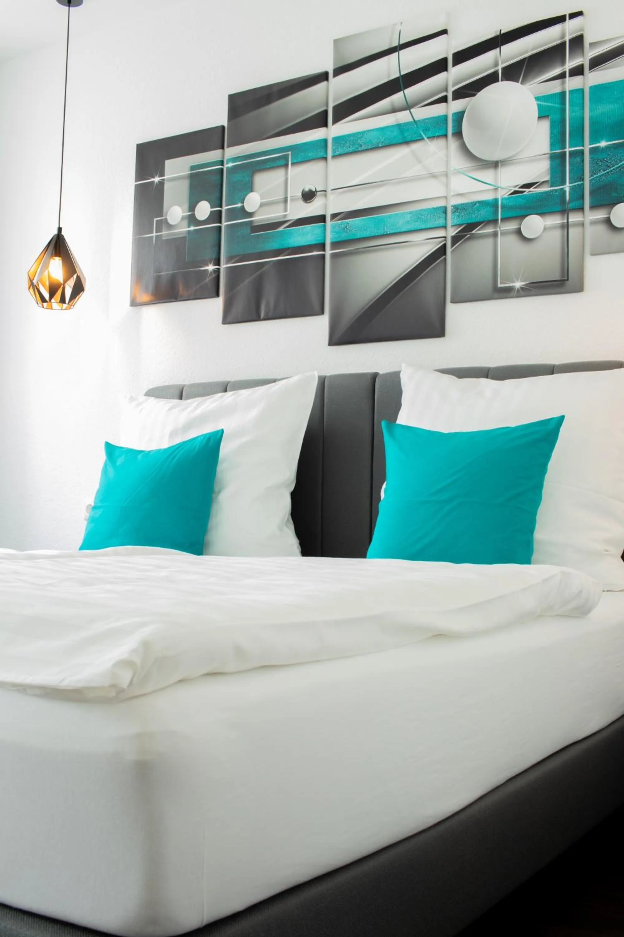 Bed in Gästehaus&Pension Pinske