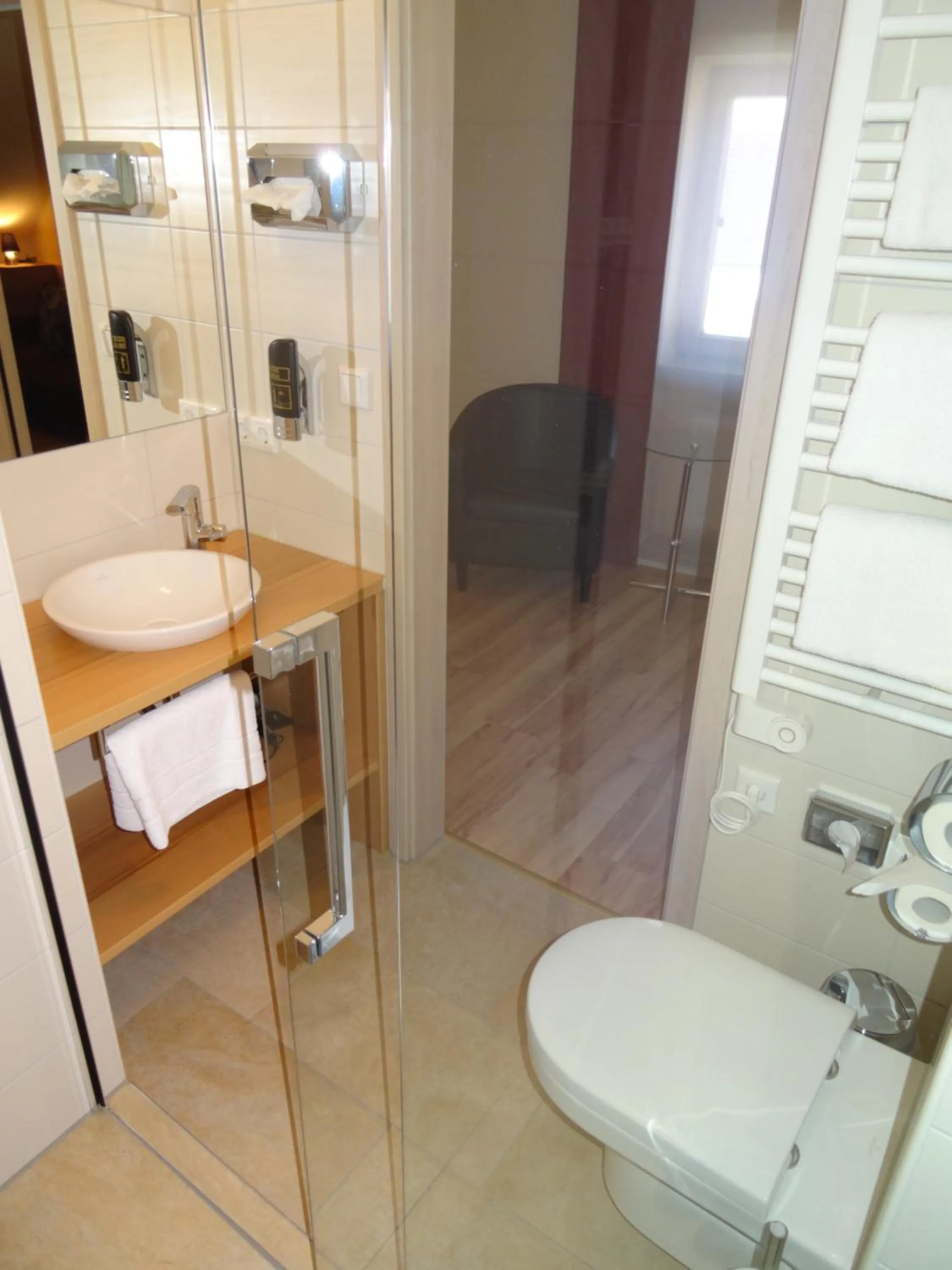 Toilet in Gasthof zum Goldenen Lamm