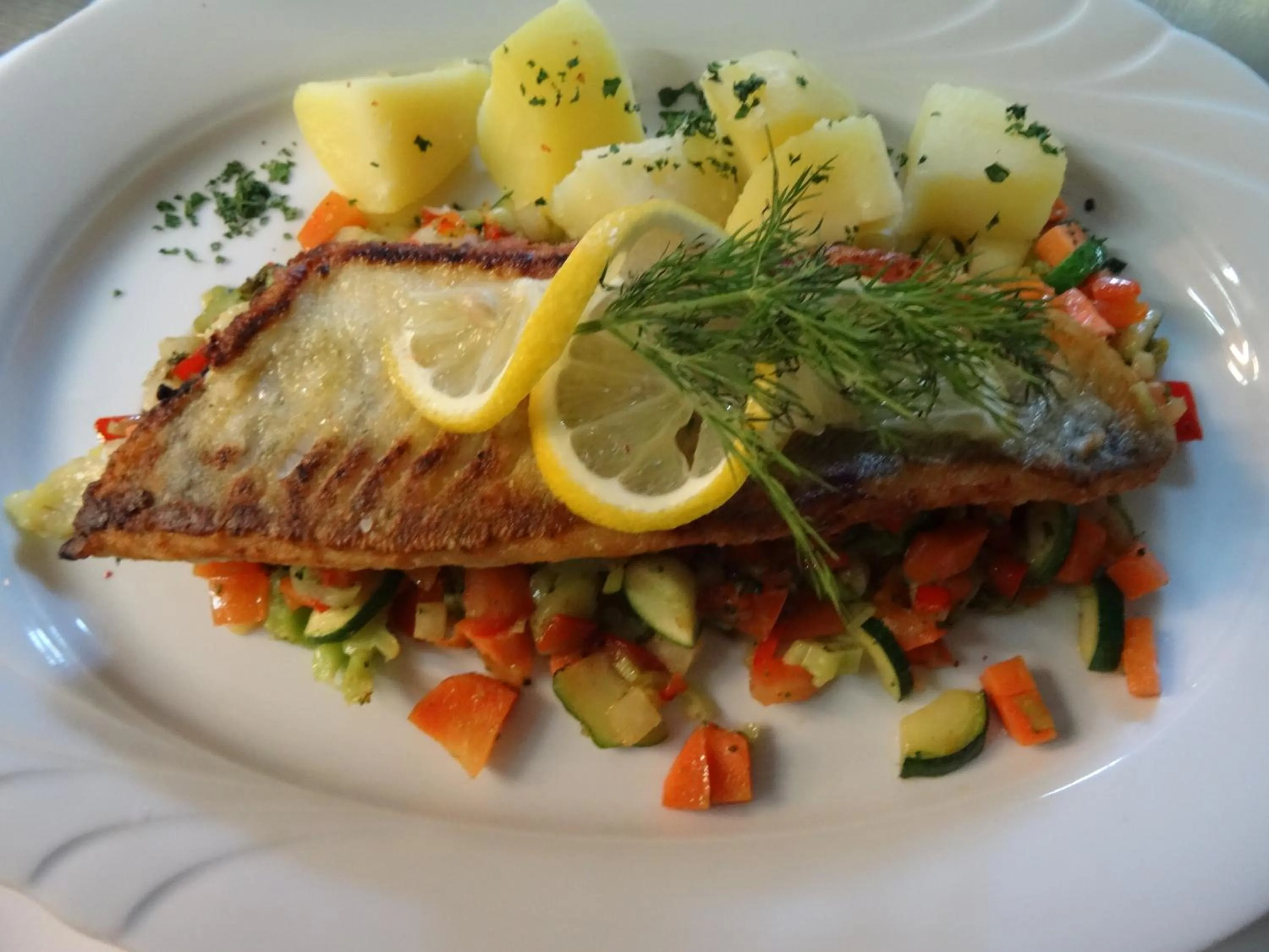 Food close-up in Gasthof zum Goldenen Lamm