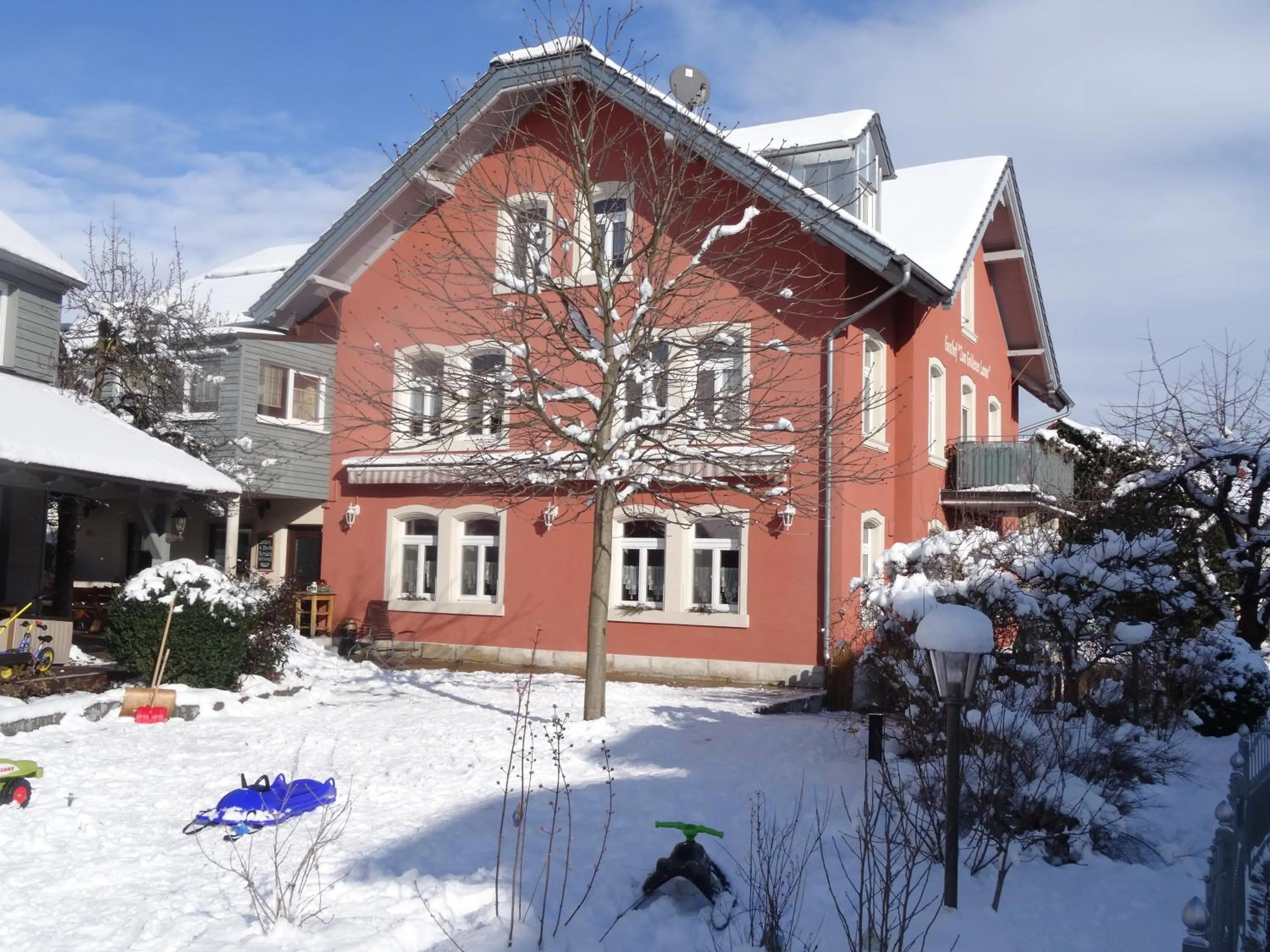 Winter in Gasthof zum Goldenen Lamm