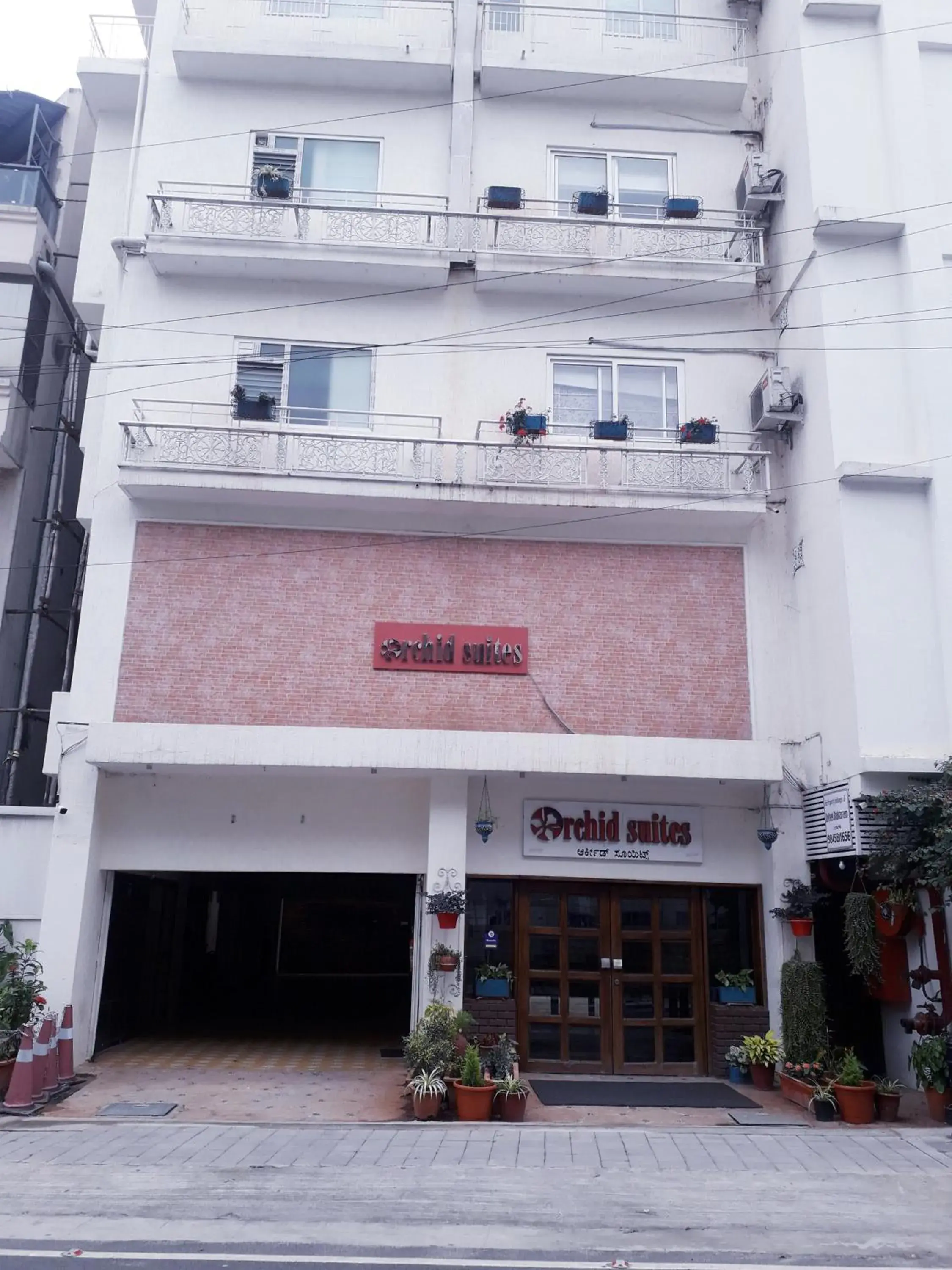 Facade/entrance in Orchid Suites - A Boutique Hotel Bangalore Off Residency Road Facade/entrance in Orchid Suites - A Boutique Hotel Bangalore Off Residency Road