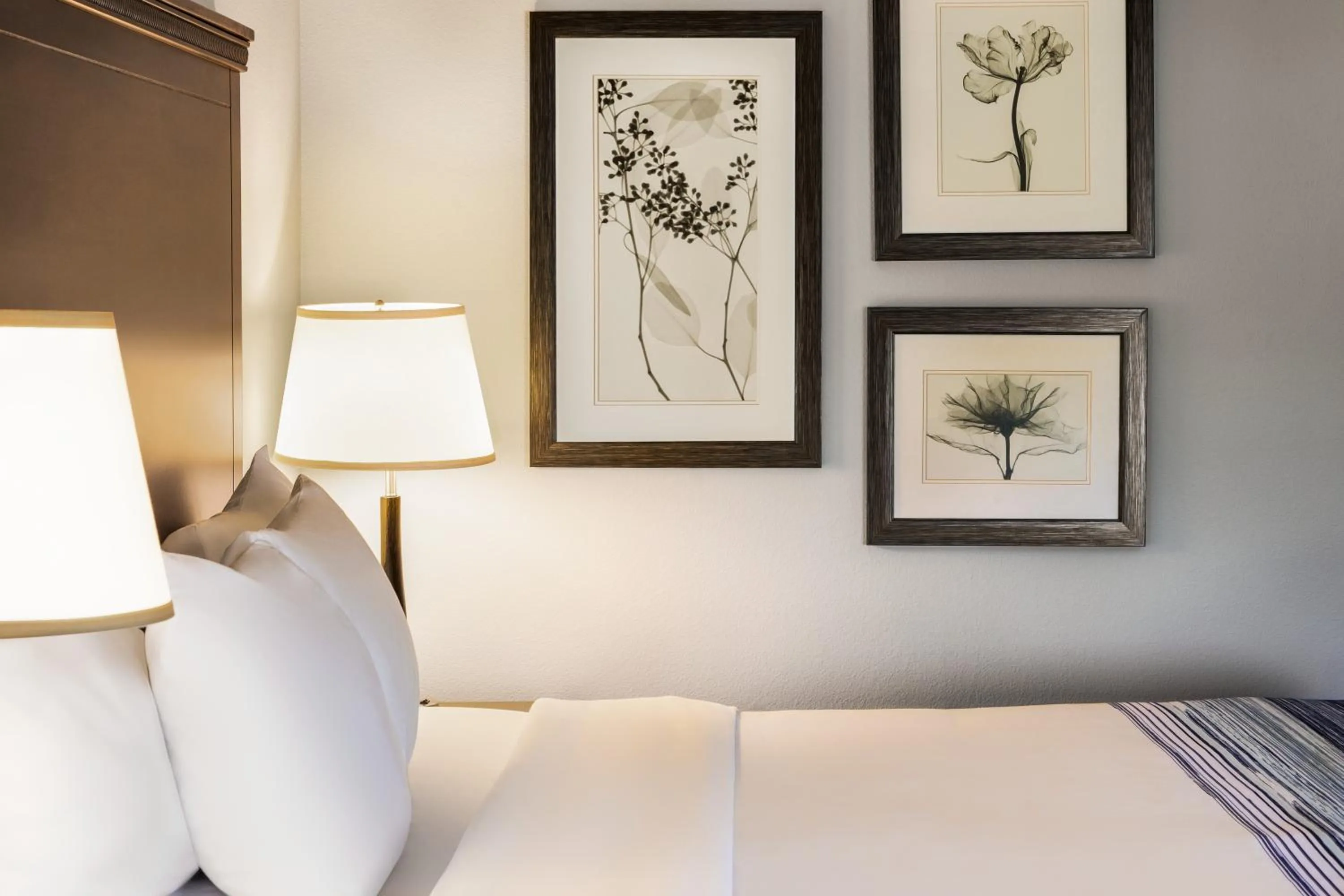 Bed in AmericInn by Wyndham Madison West