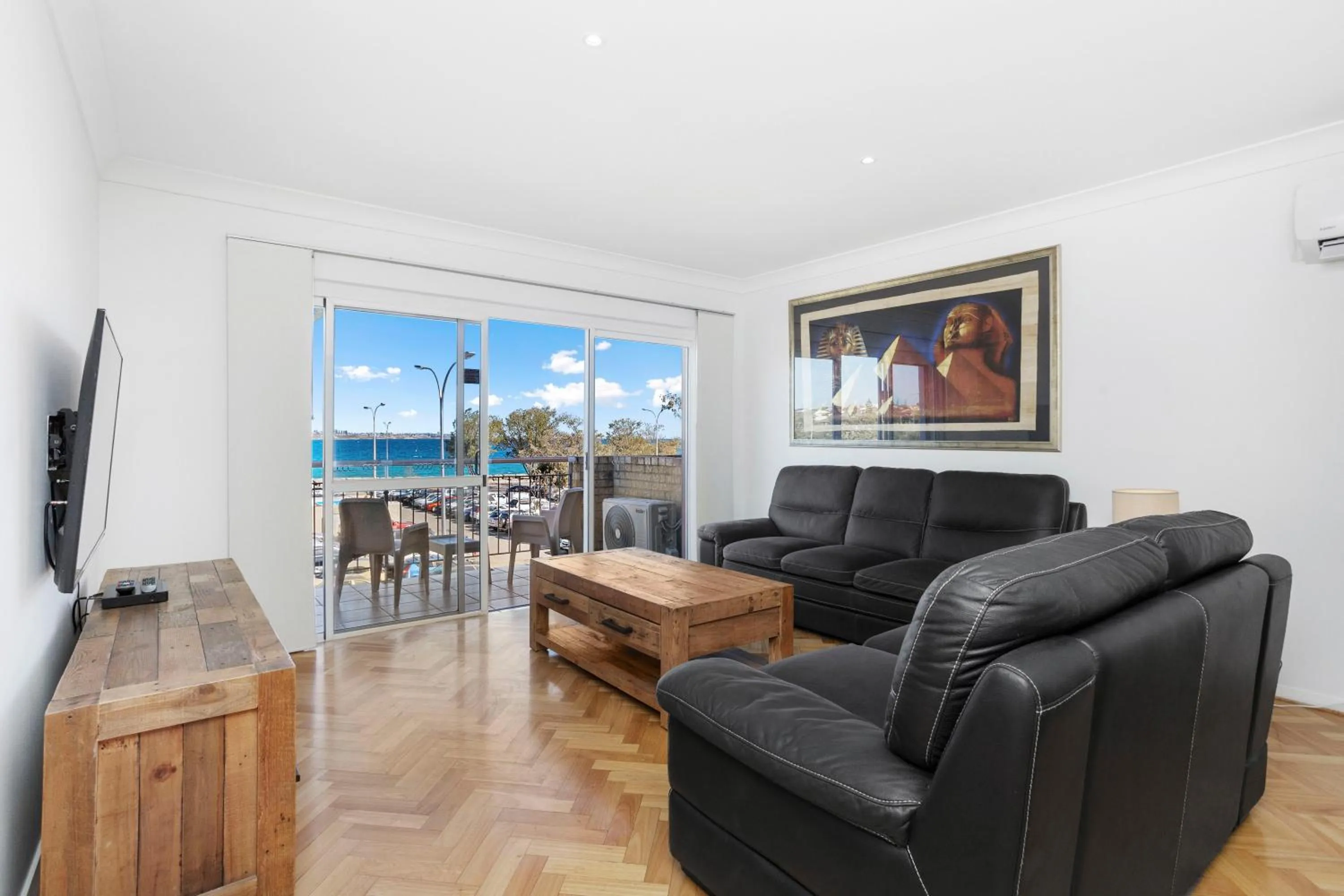 Seating area in Nautica Residences Hillarys