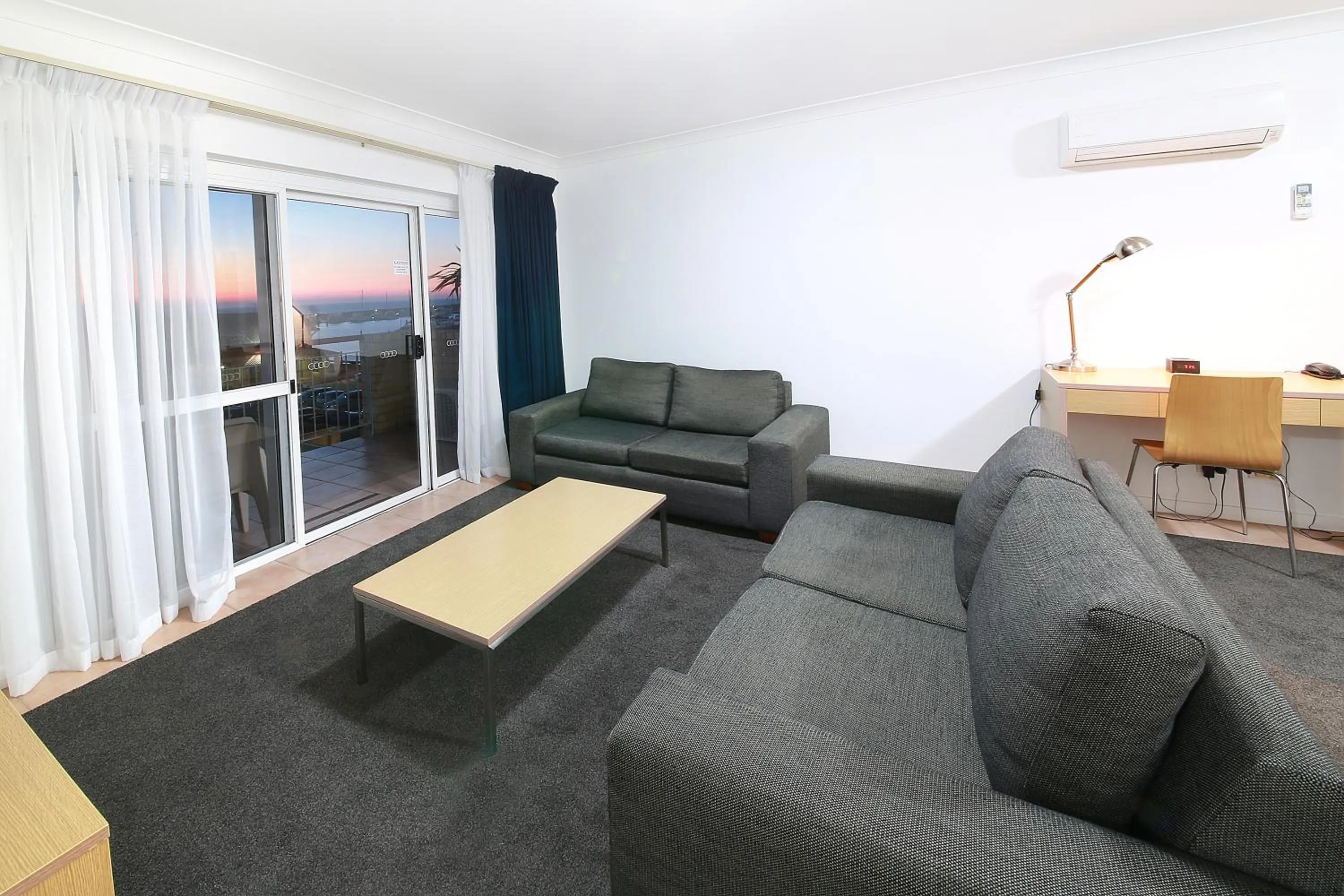 Seating area in Nautica Residences Hillarys