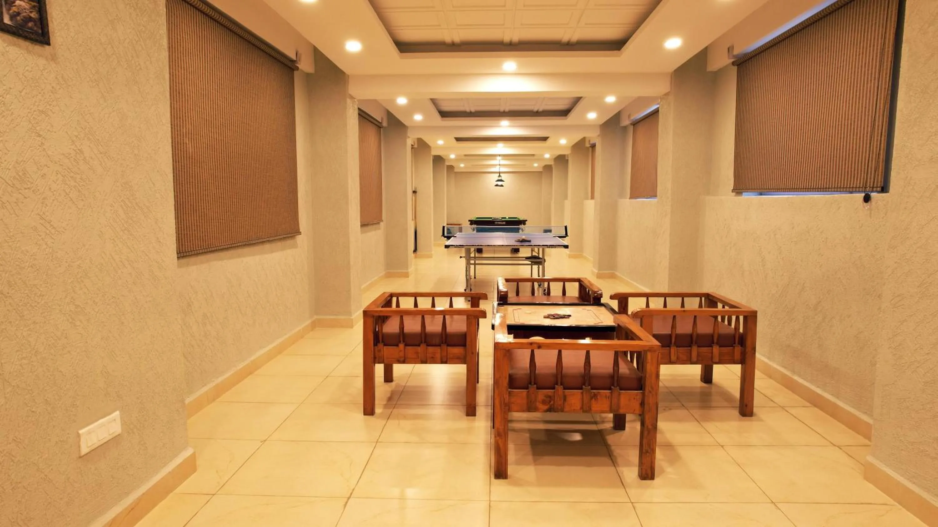 Game Room in The Jungle Mountain Retreat