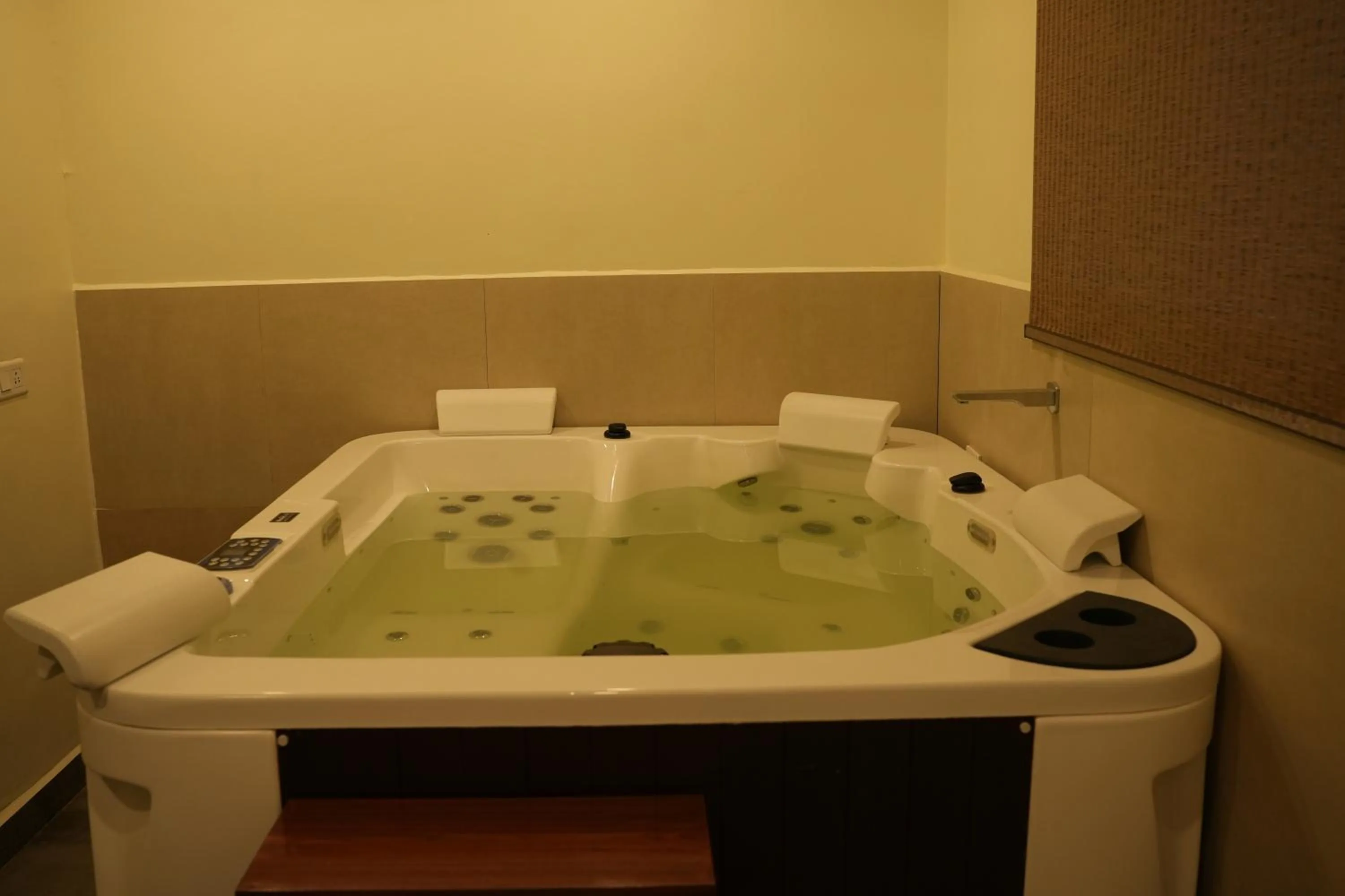 Hot Spring Bath in The Jungle Mountain Retreat