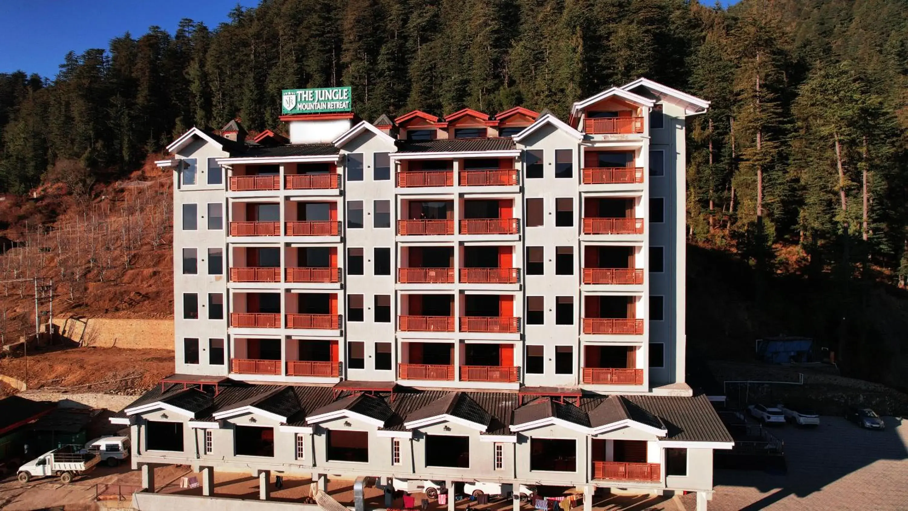 Property building in The Jungle Mountain Retreat Property building in The Jungle Mountain Retreat