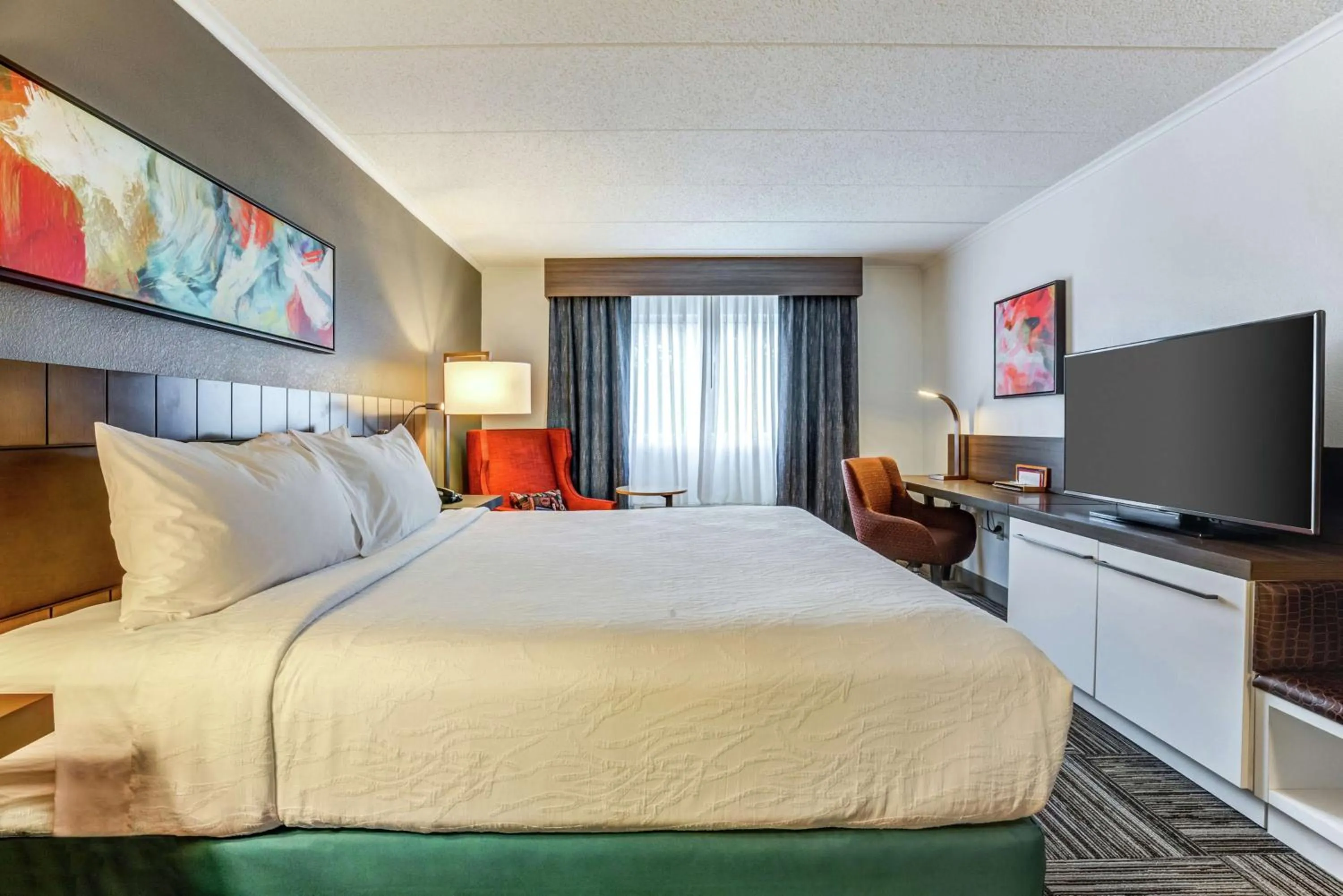 Bedroom, Bed in Hilton Garden Inn Boston Waltham