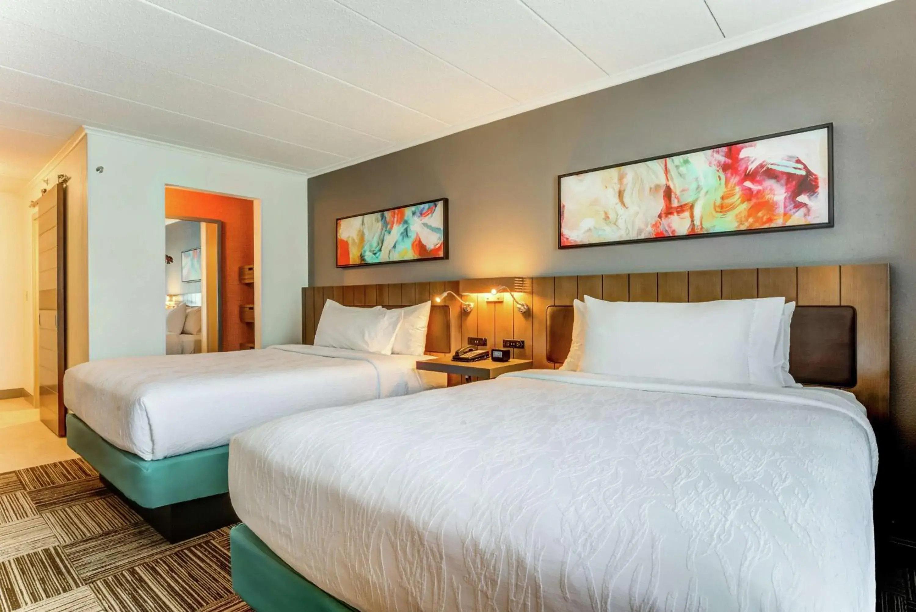 Queen Room with Two Queen Beds in Hilton Garden Inn Boston Waltham Queen Room with Two Queen Beds in Hilton Garden Inn Boston Waltham