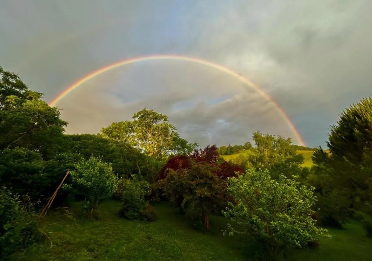 Garden view in Residence La Borde