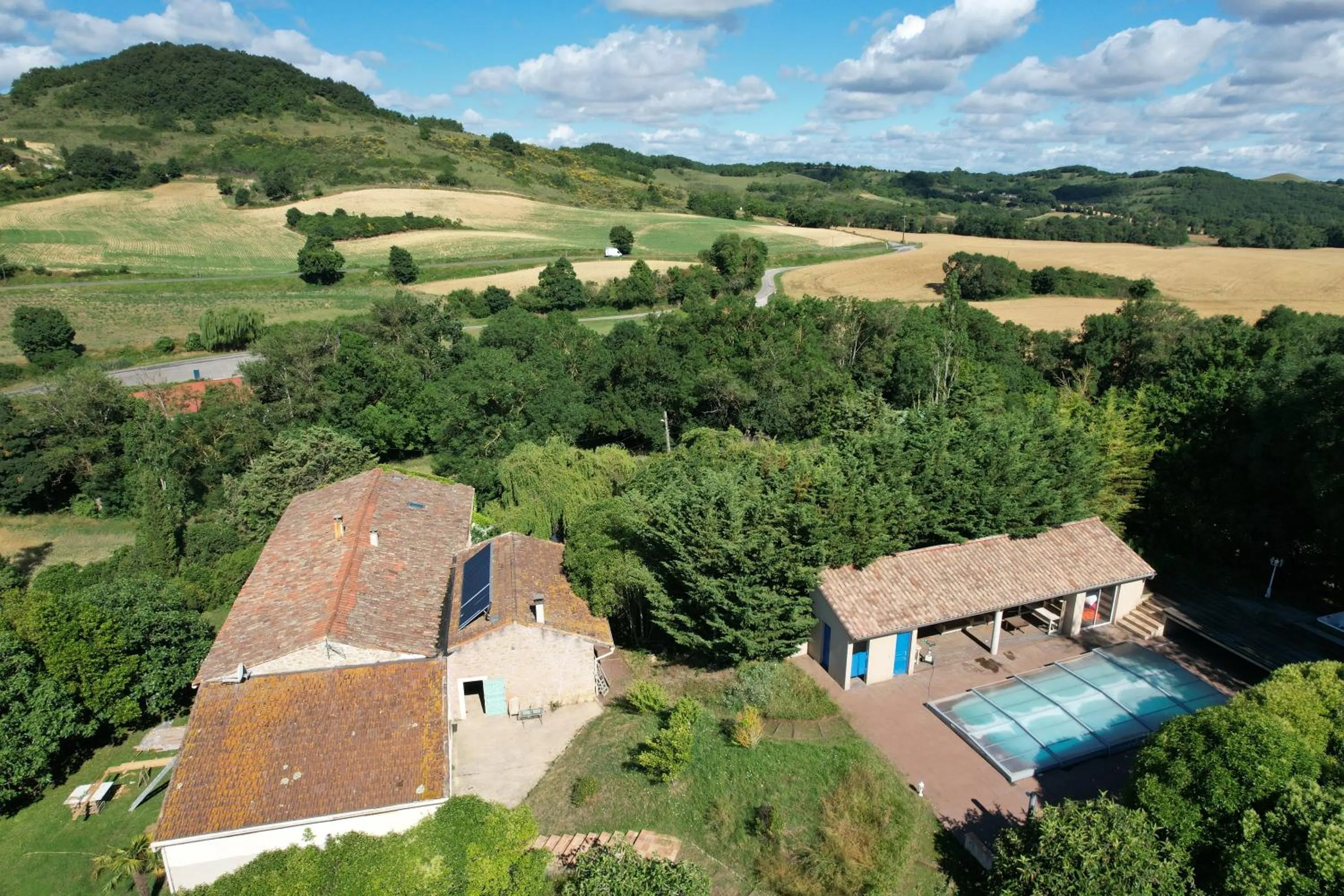 Bird's eye view in Residence La Borde