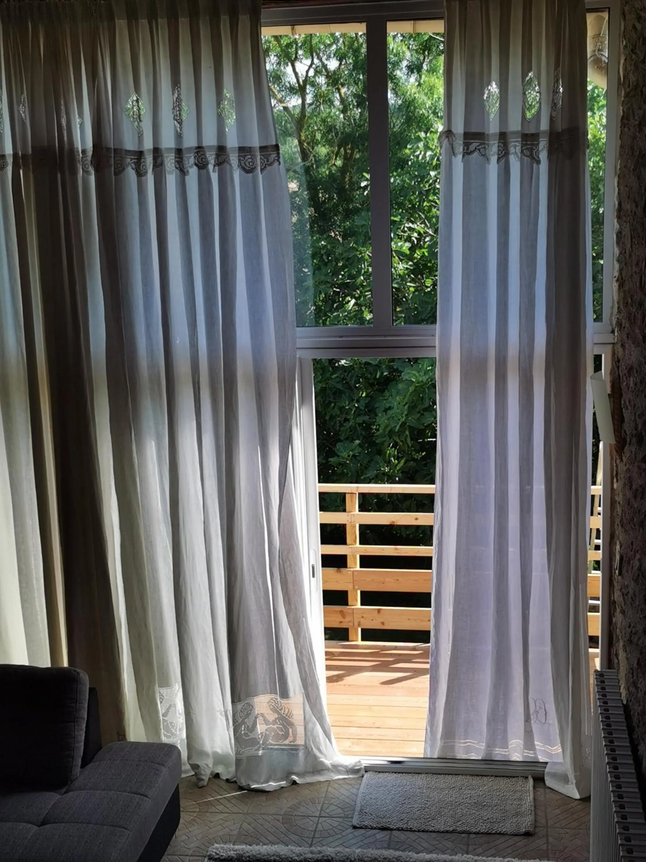 Garden view in Residence La Borde