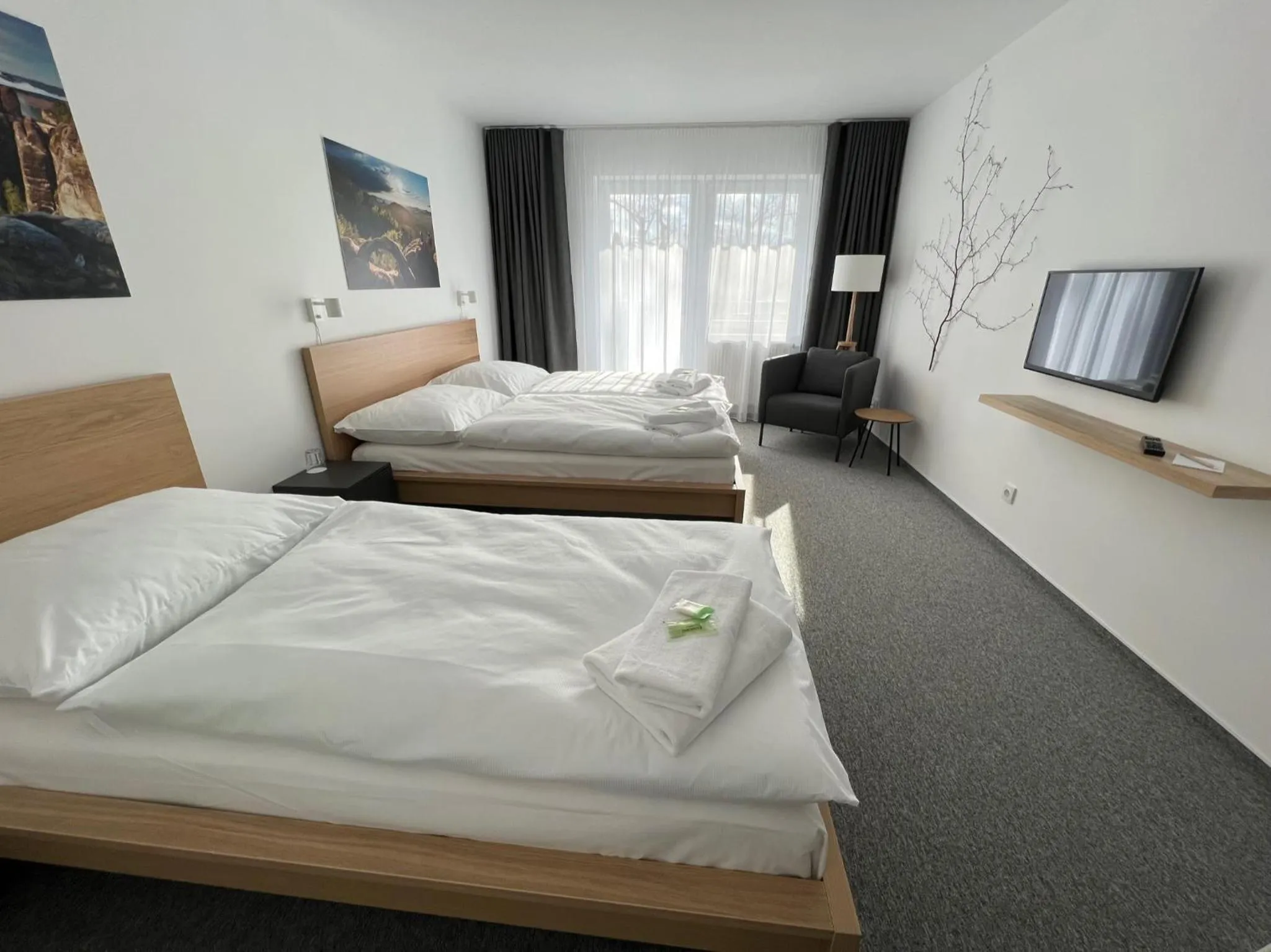 Photo of the whole room, Bed in Hotel VARNSDORF