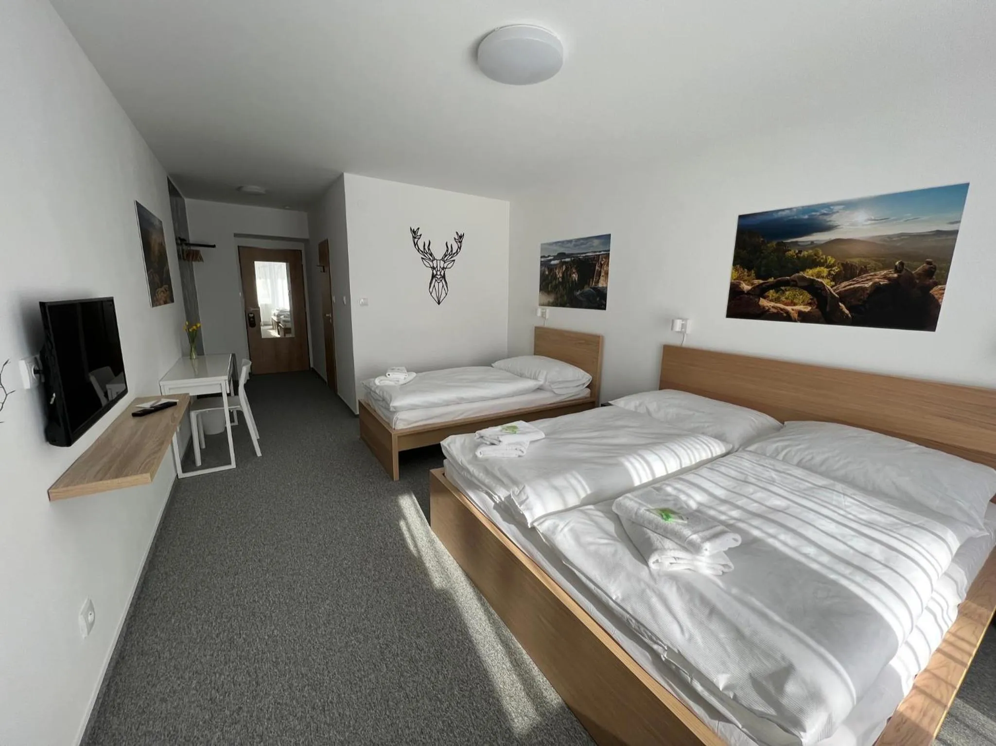 Photo of the whole room, Bed in Hotel VARNSDORF