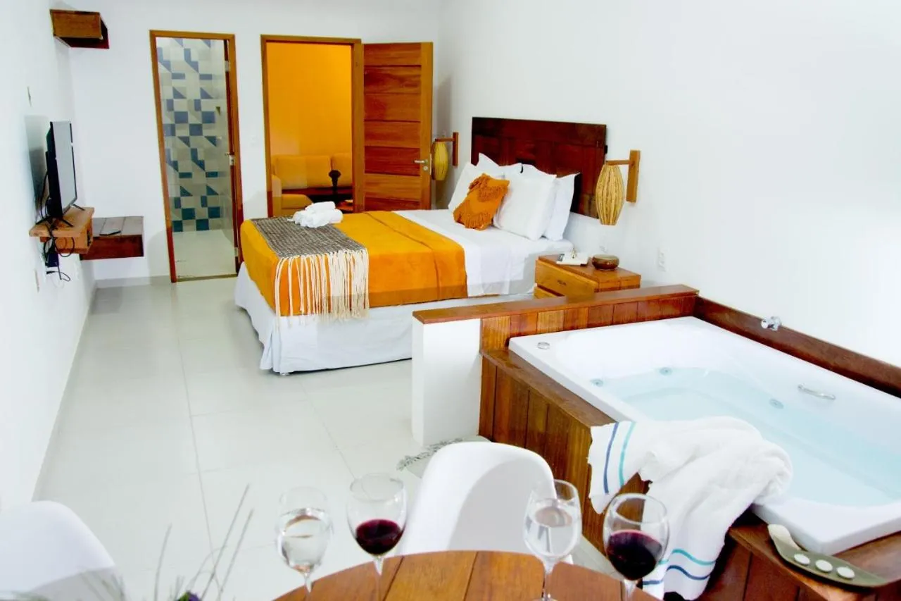 Bed in Villa Água de Côco Preá