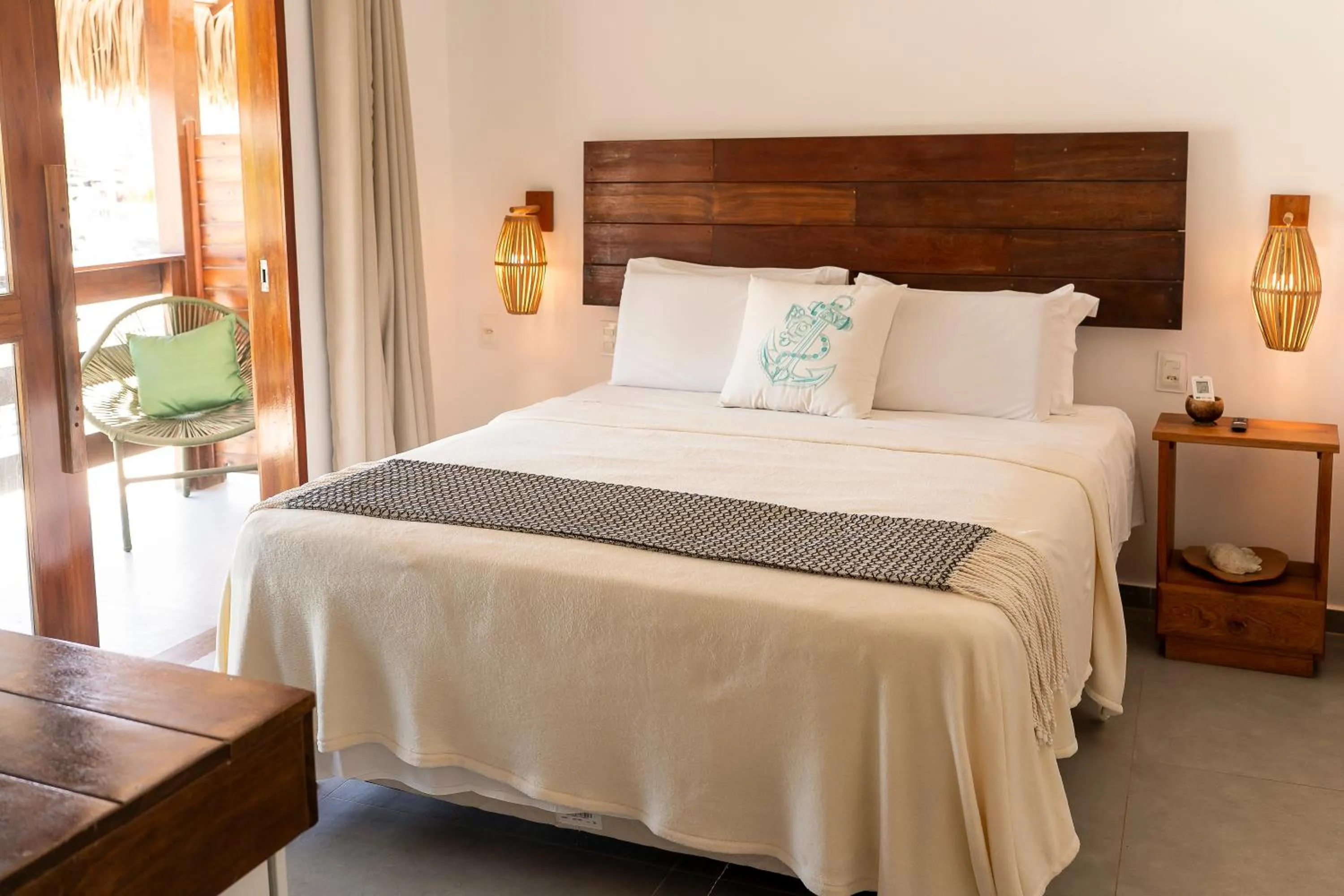 Bed in Villa Água de Côco Preá