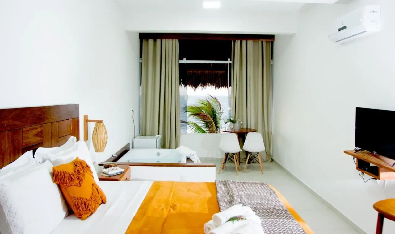 Bed in Villa Água de Côco Preá