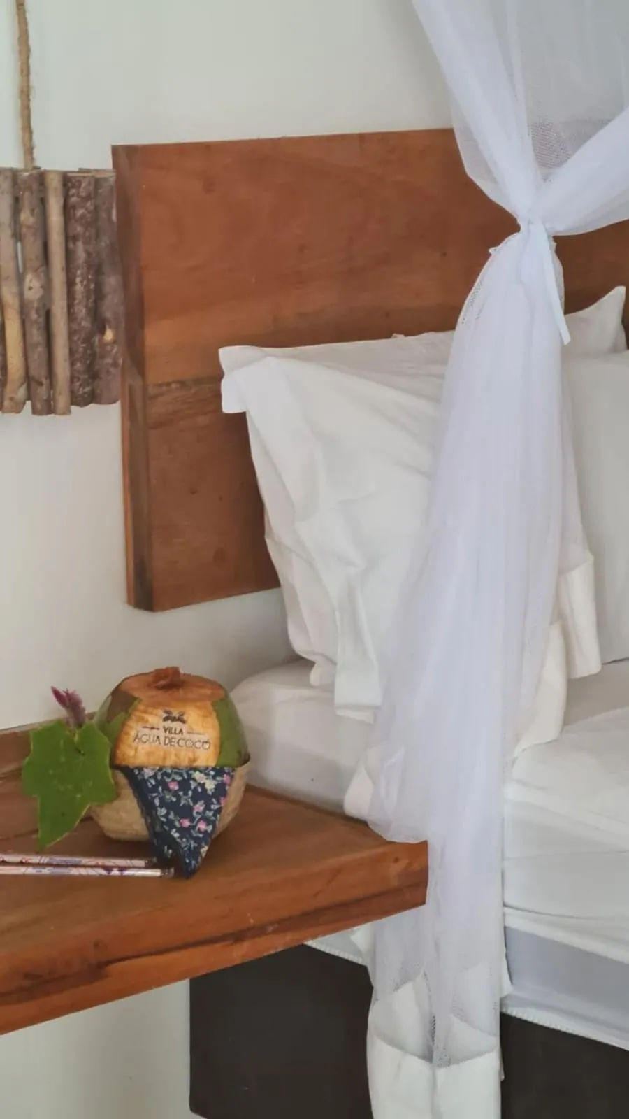 Bed in Villa Água de Côco Preá