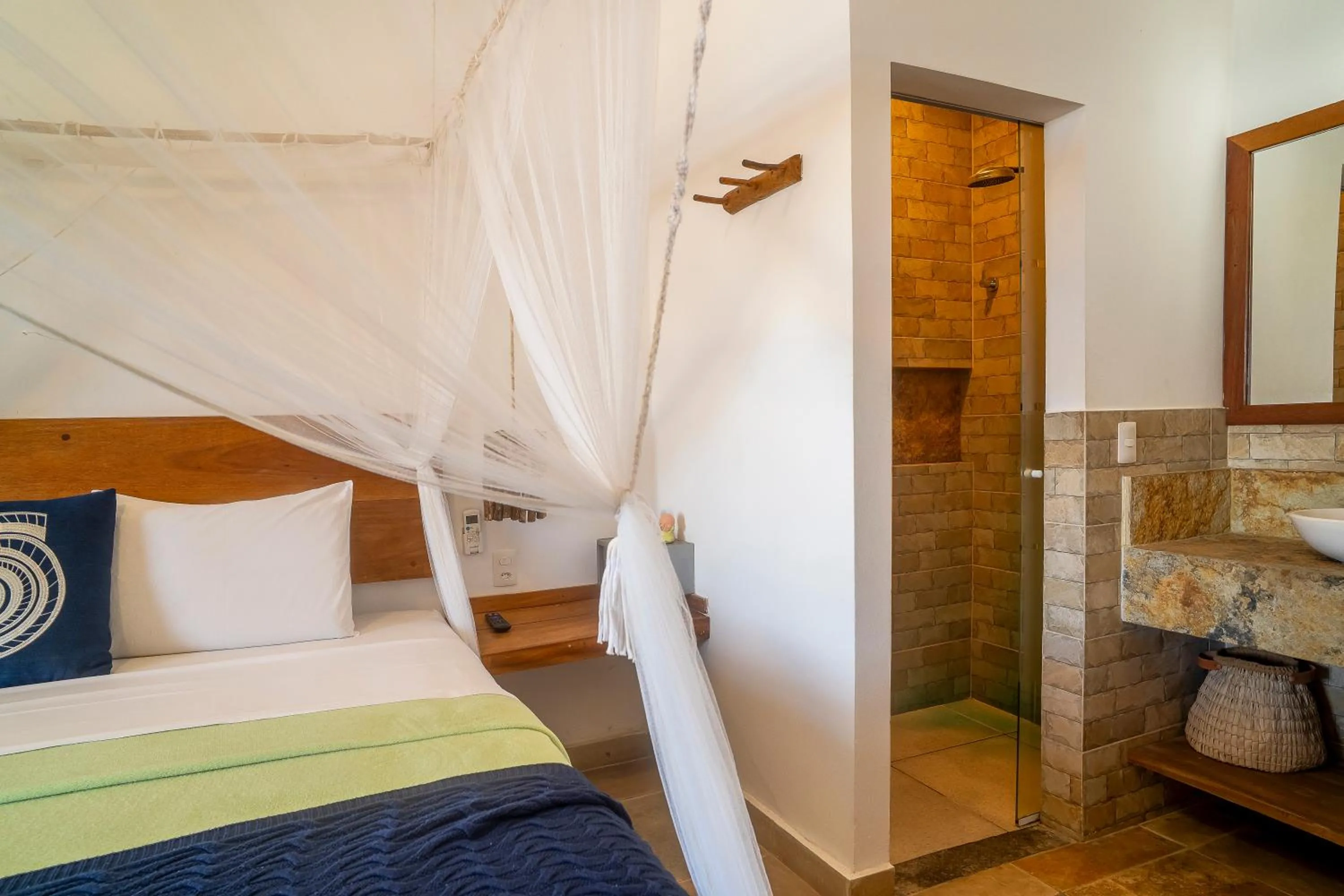 Bed in Villa Água de Côco Preá