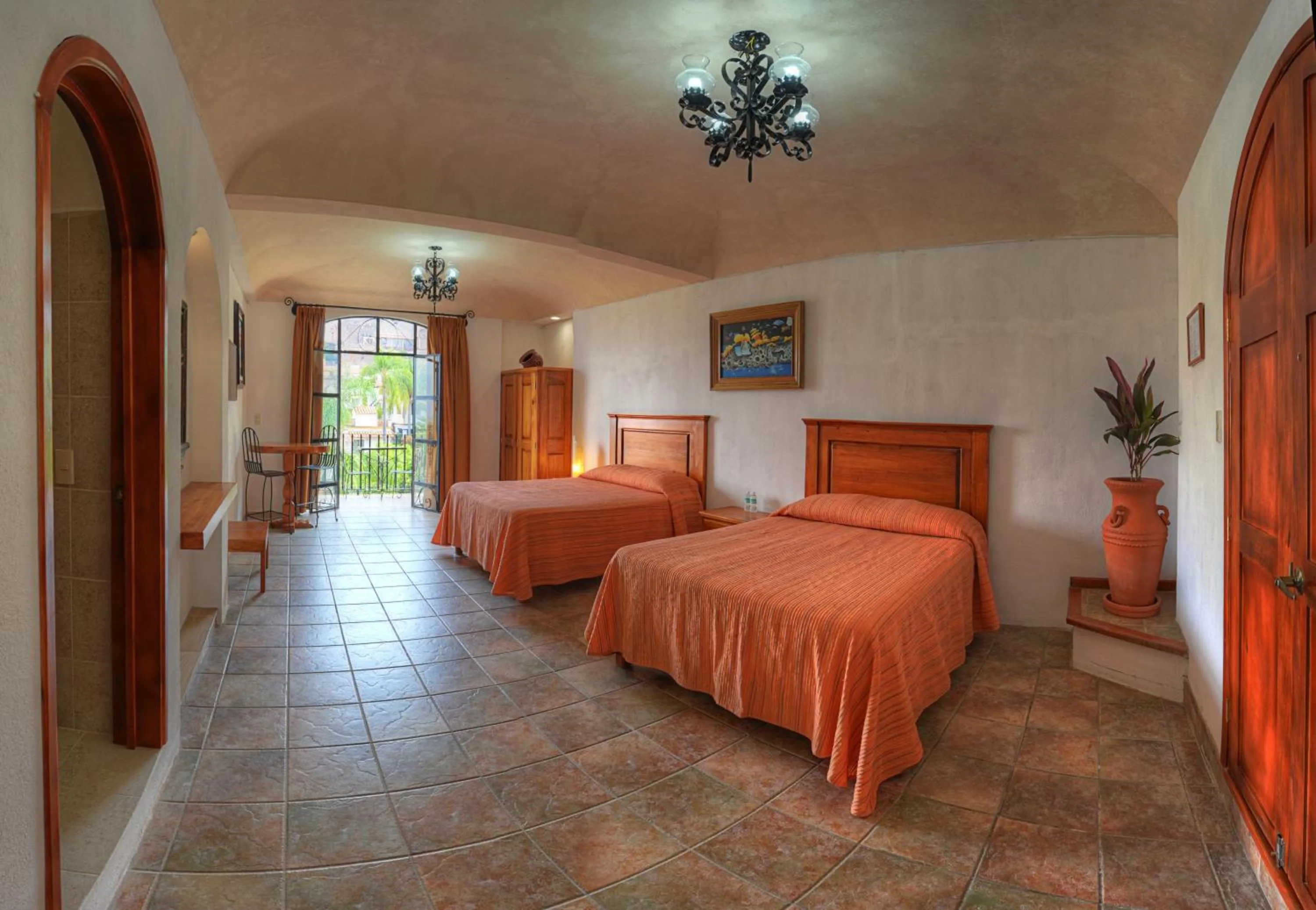 Bedroom, Bed in Hotel Posada San Javier