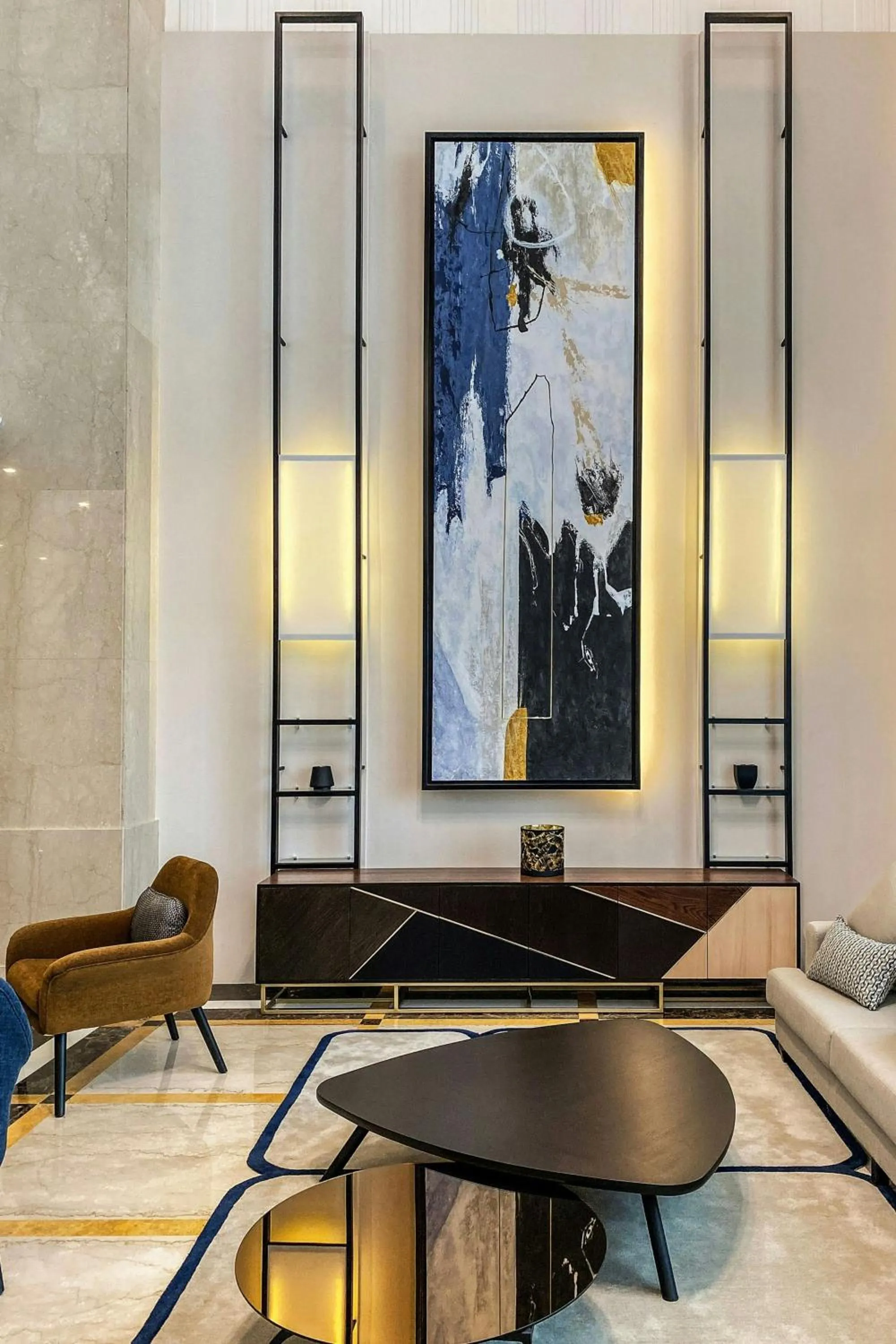 Lobby or reception in Marriott Executive Apartments Manama, Bahrain