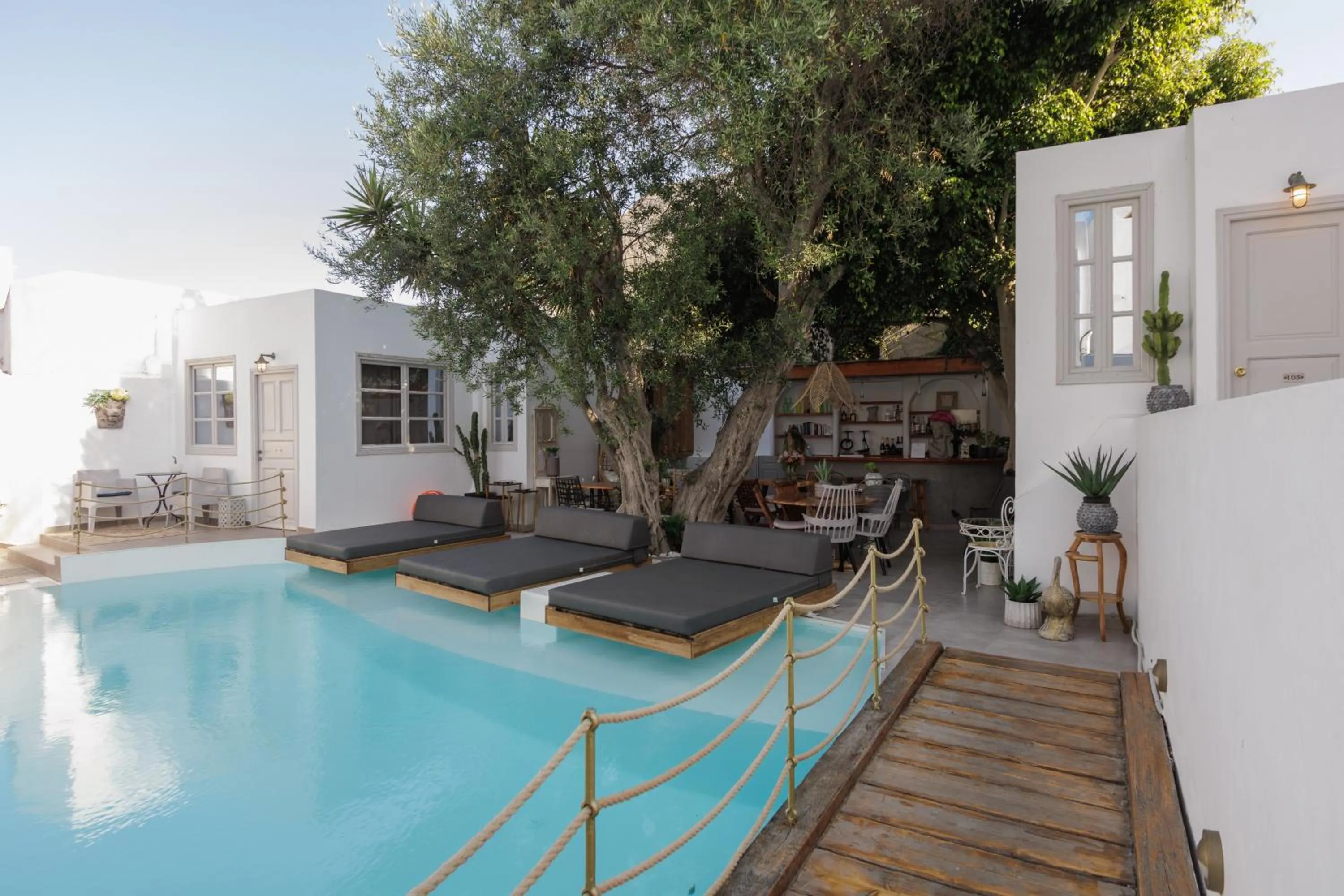 Swimming pool in The Museum Project Oia