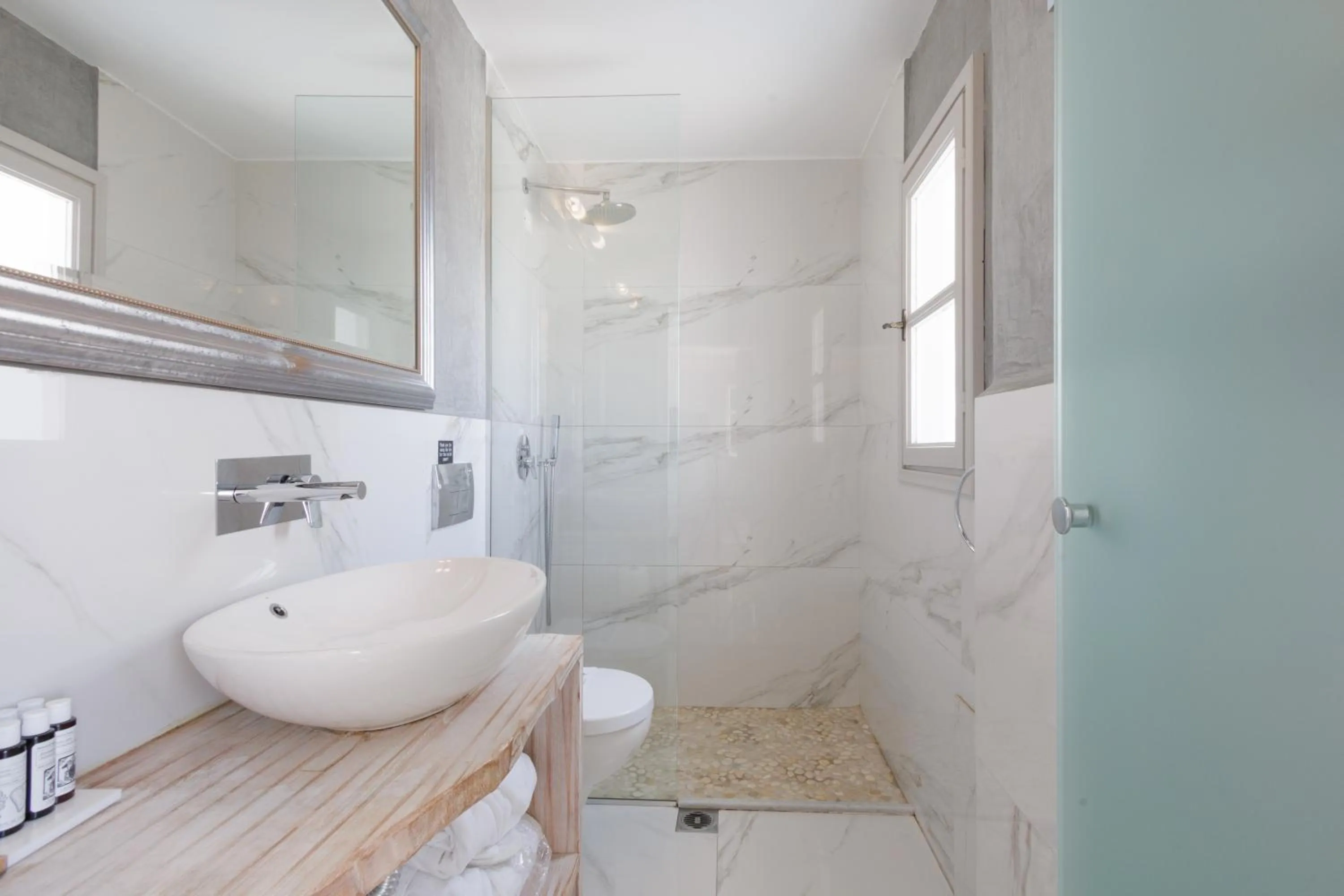 Bathroom in The Museum Project Oia