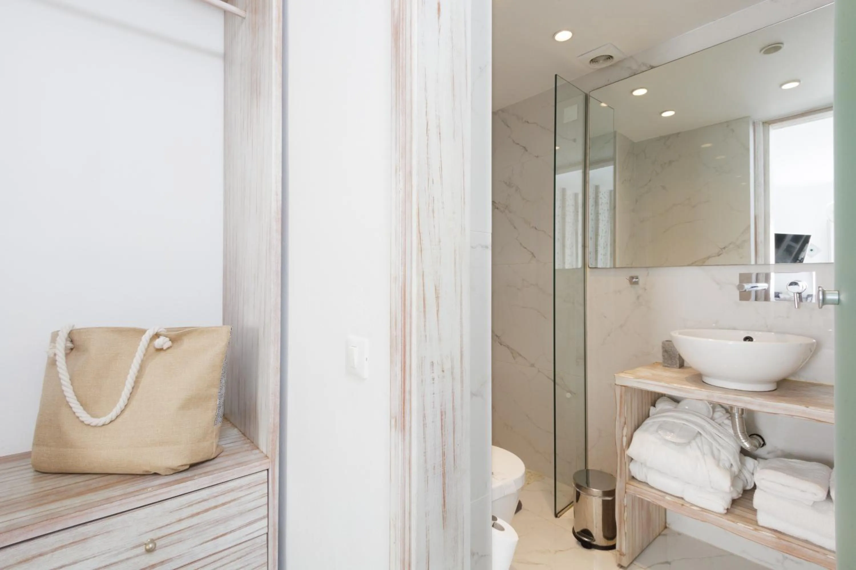 Bathroom in The Museum Project Oia