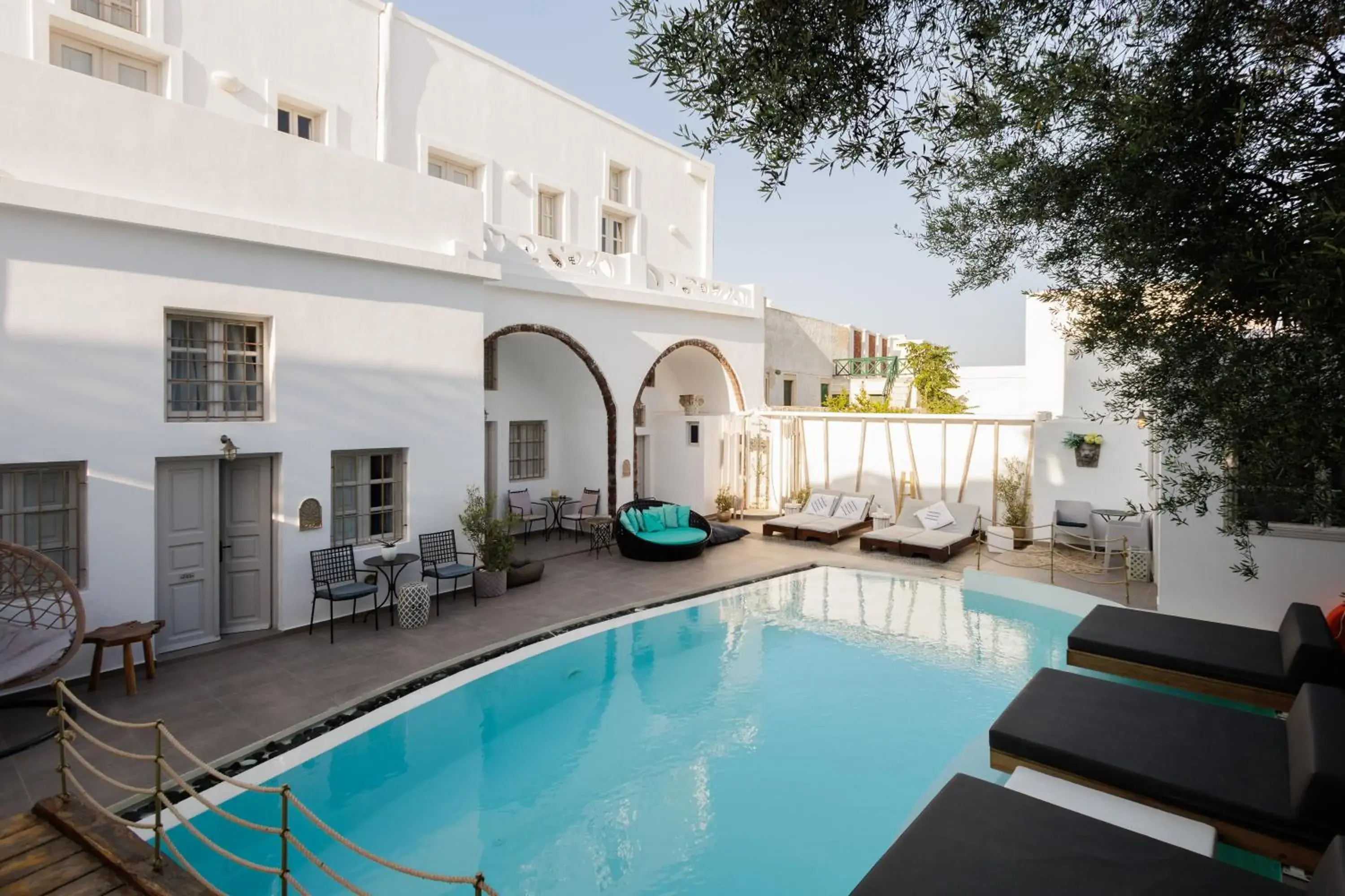 Swimming pool in The Museum Project Oia Swimming pool in The Museum Project Oia