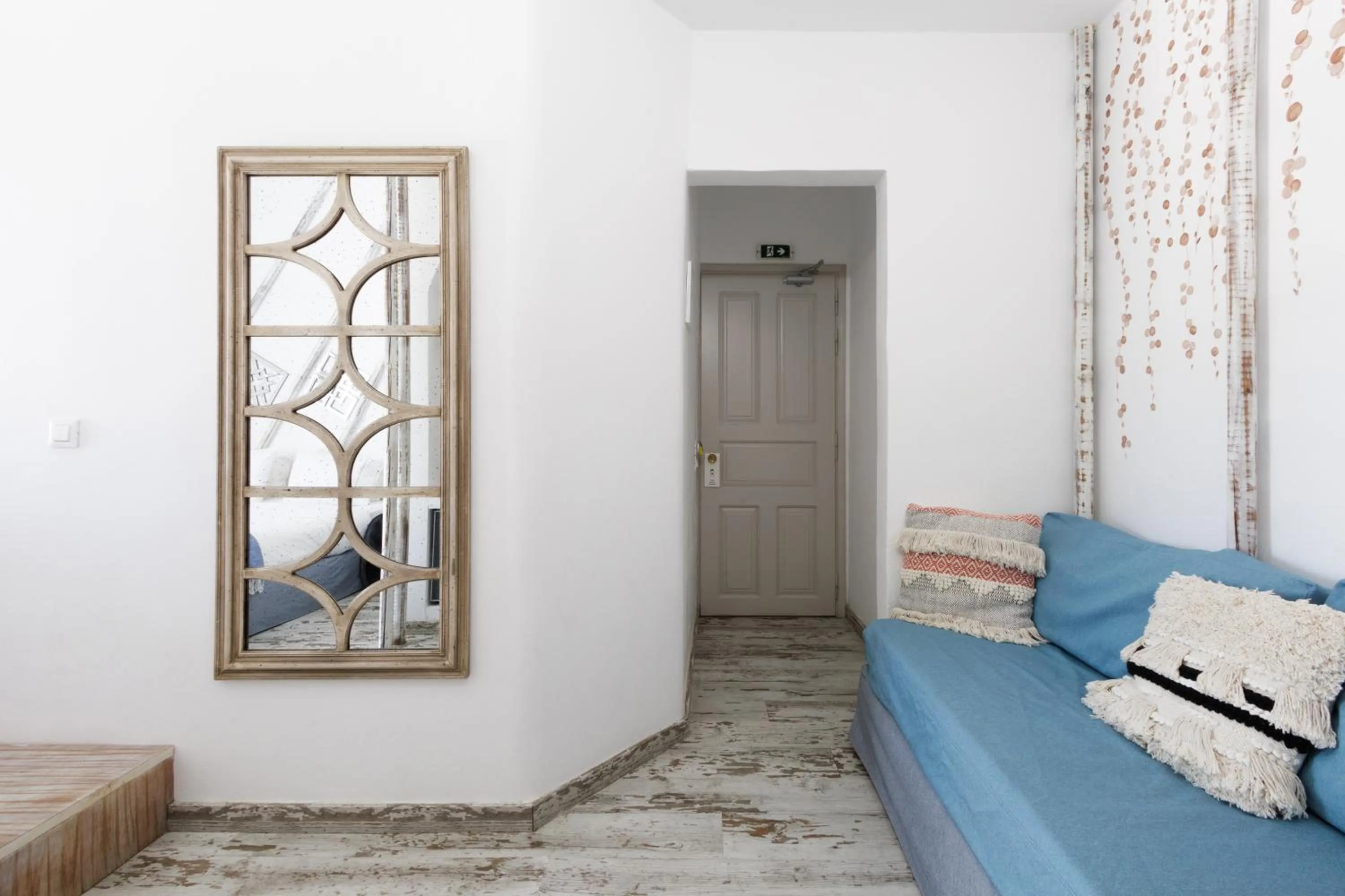 Living room in The Museum Project Oia