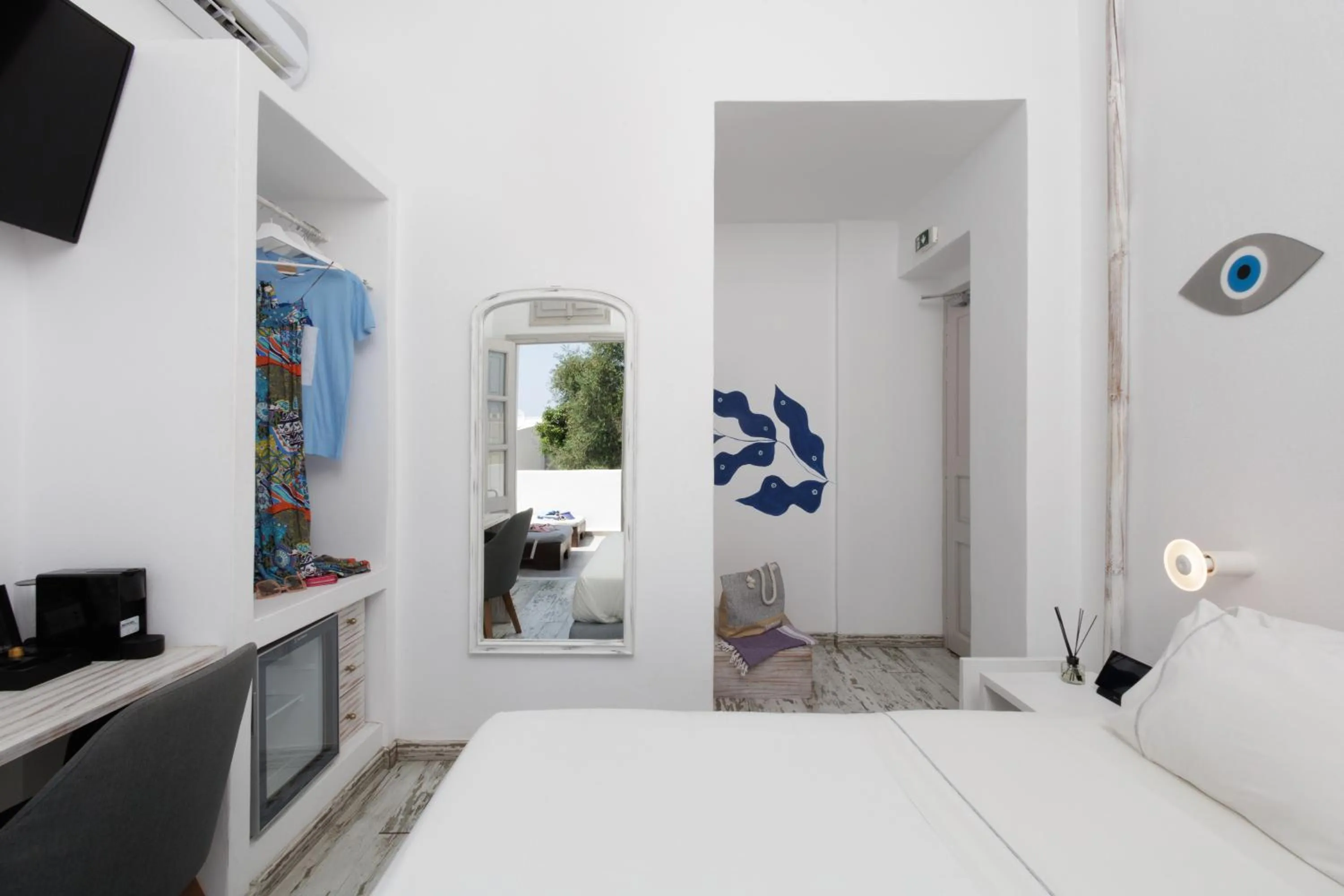 Bedroom in The Museum Project Oia