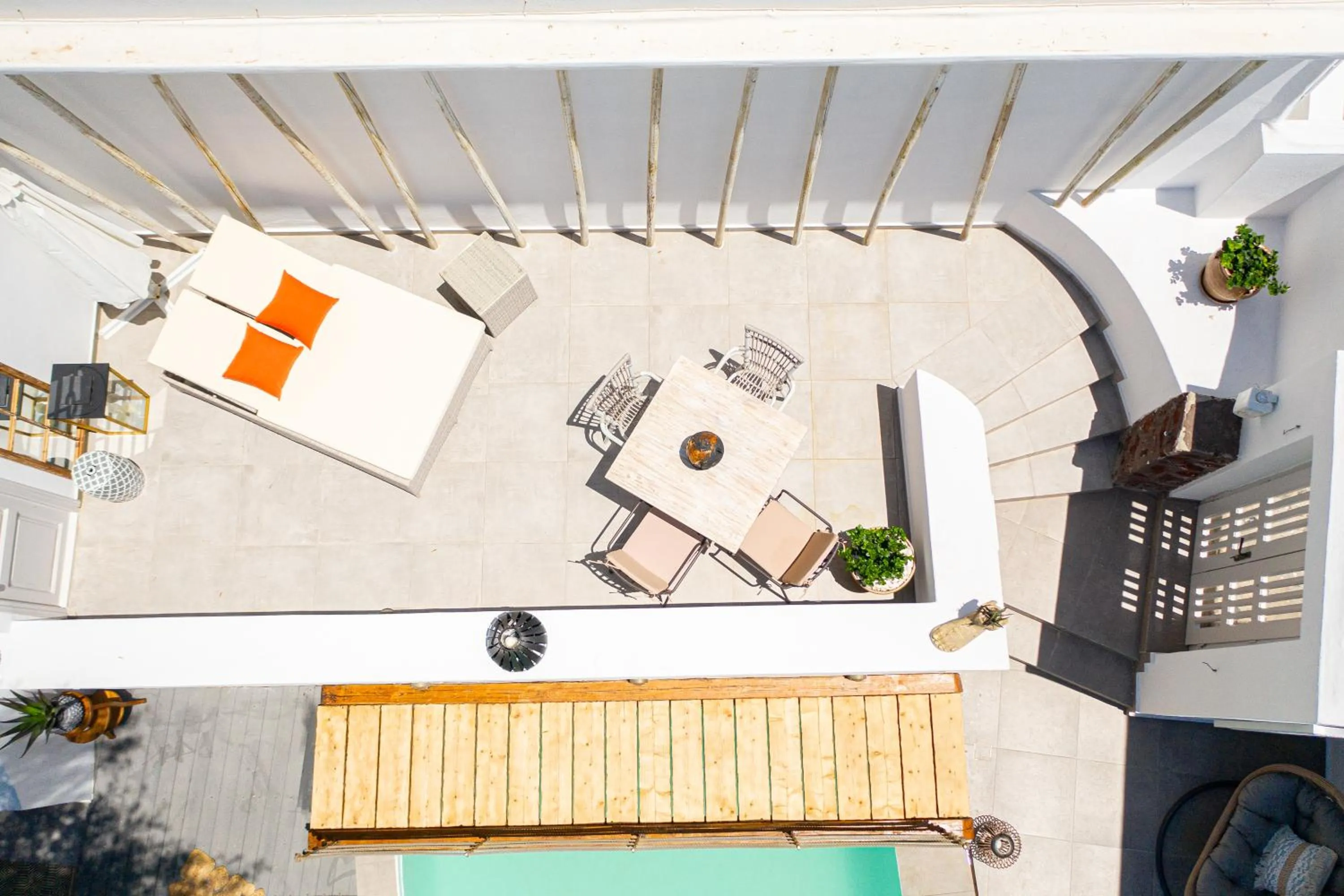 Patio in The Museum Project Oia