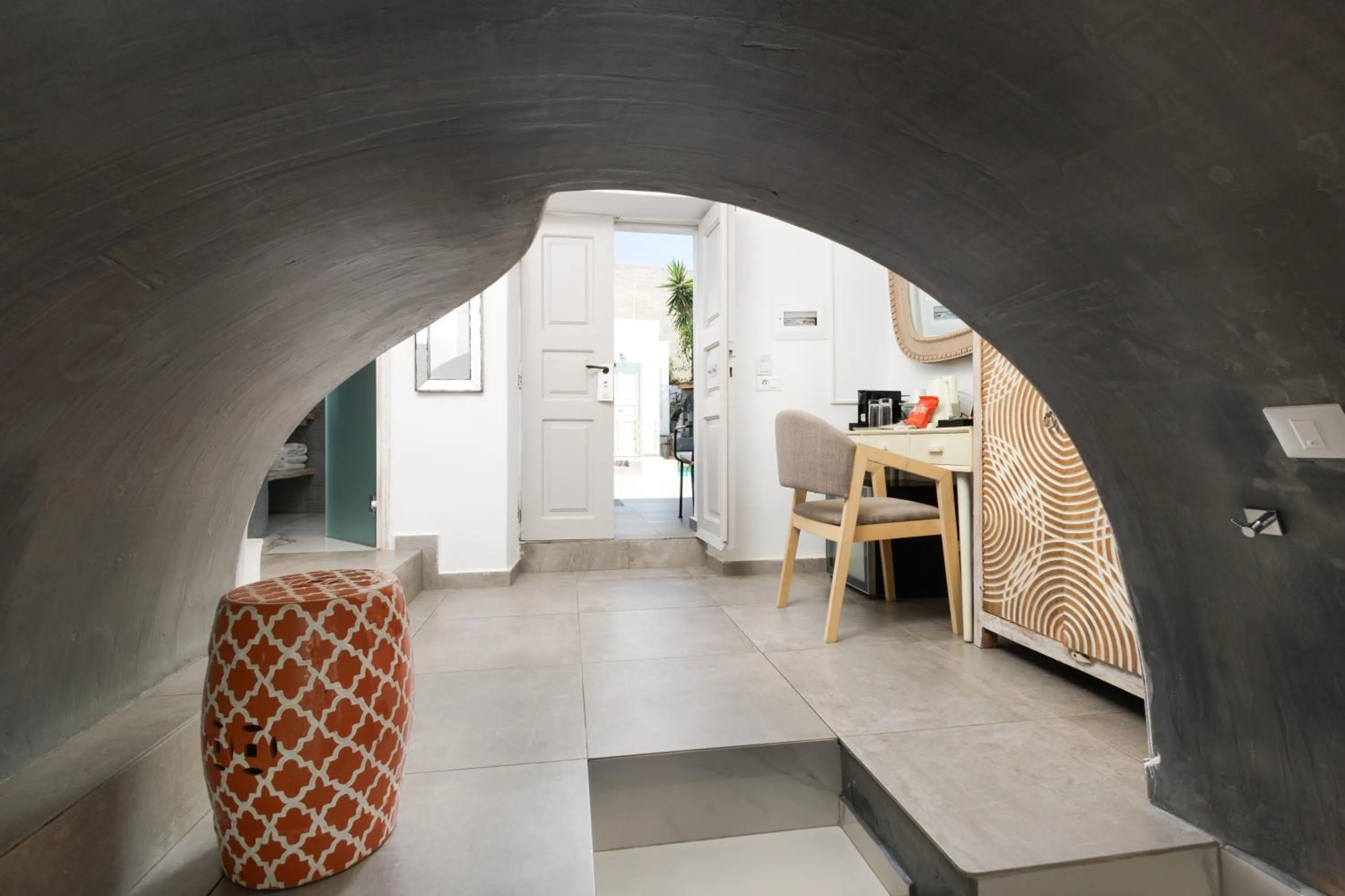 Bathroom in The Museum Project Oia