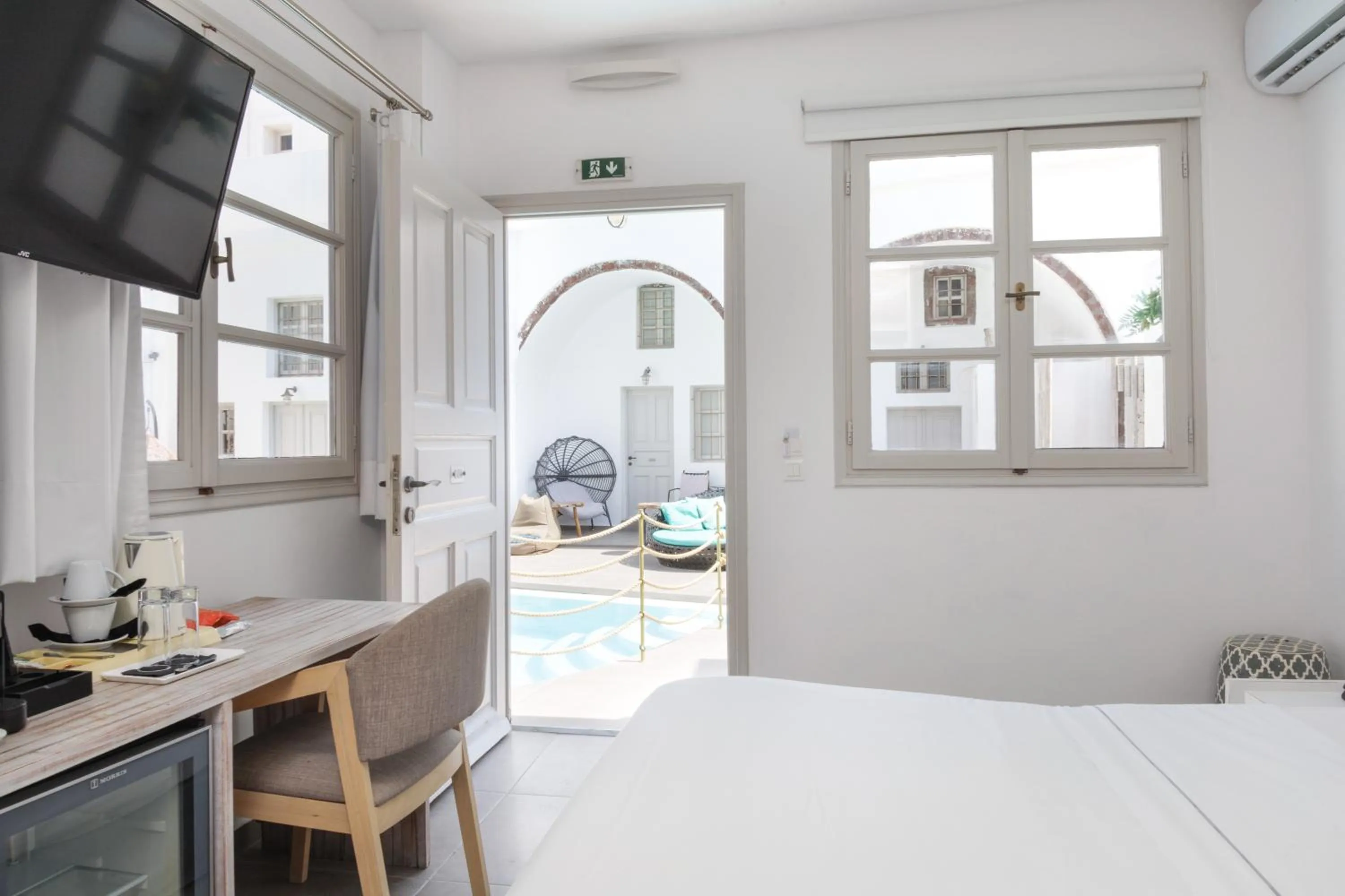 Bedroom in The Museum Project Oia