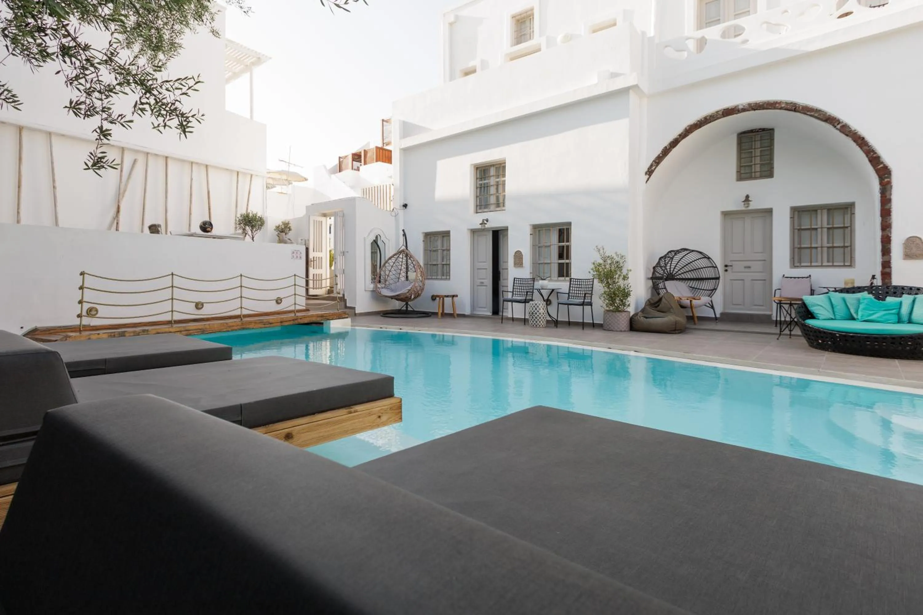 Swimming pool in The Museum Project Oia