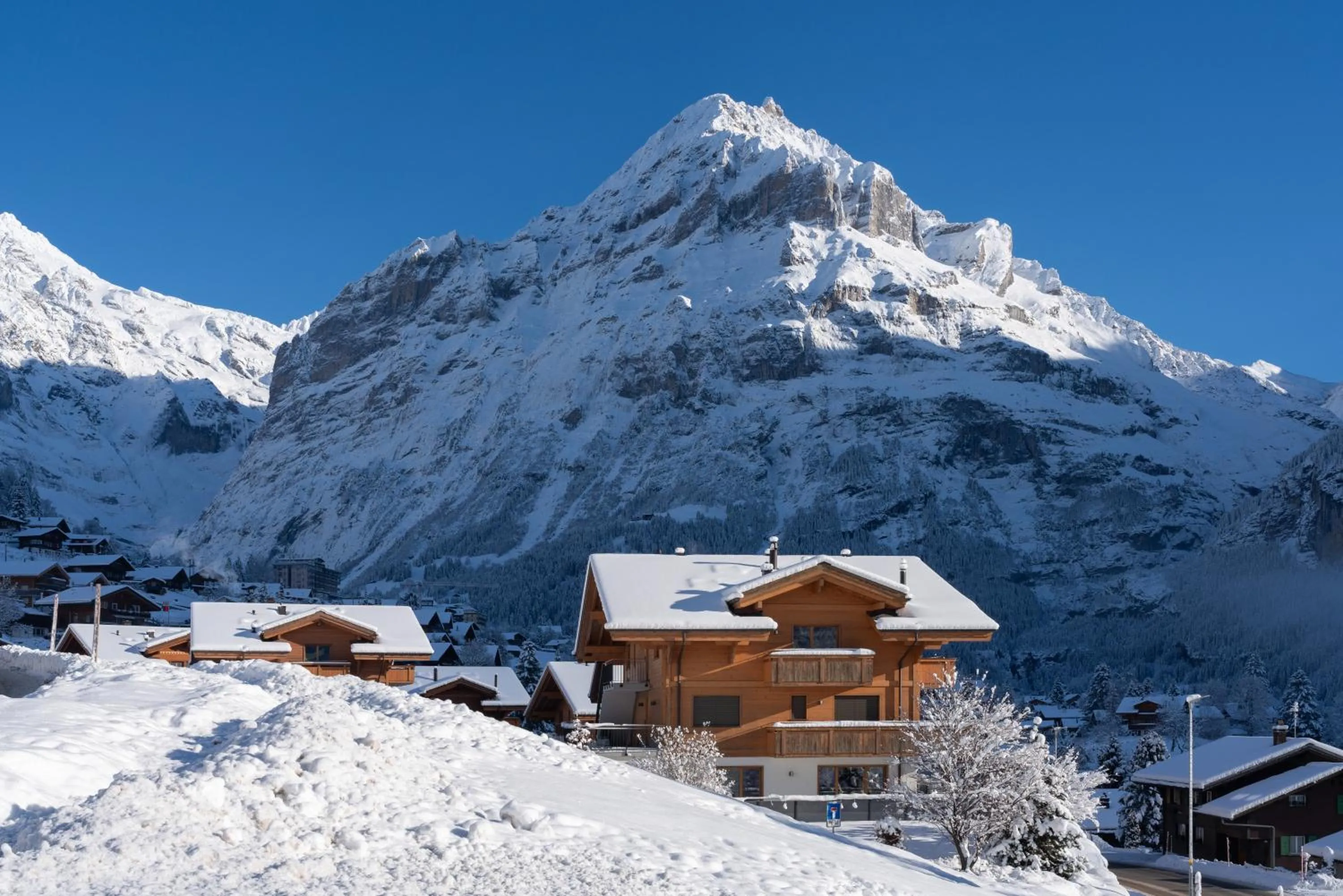 Property building in Chalet Alia and Apartments-Grindelwald by Swiss Hotel Apartments